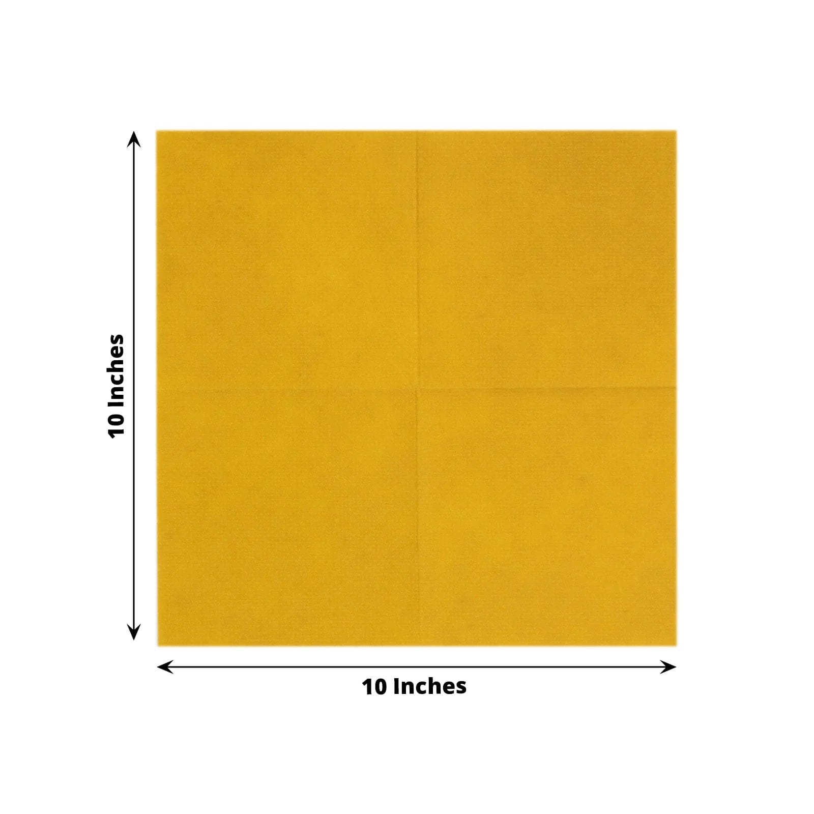 Premium 20-Pack 10x10 Inch White Airlaid Paper Cocktail Napkins - Soft, Absorbent & Disposable for Parties, Weddings & Events