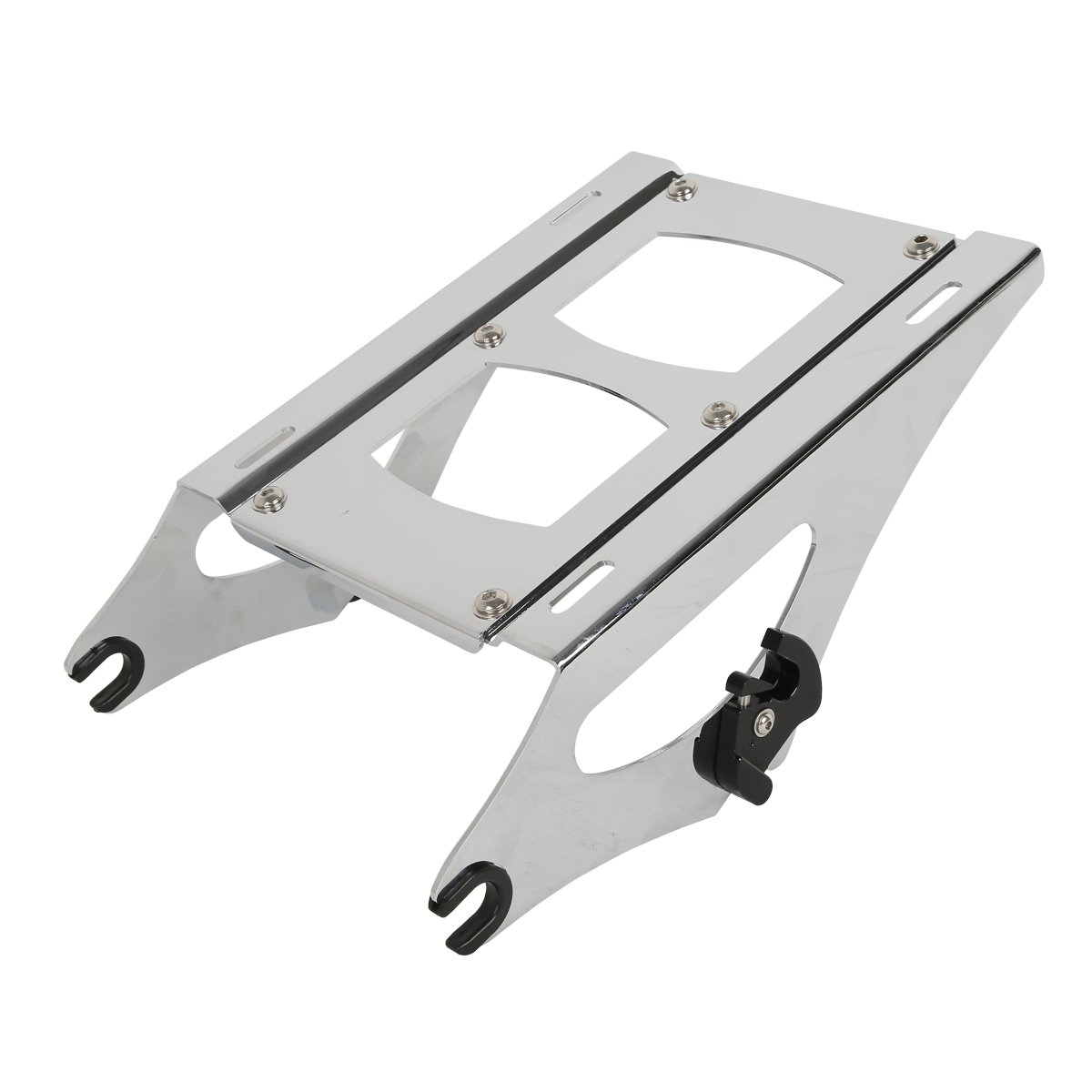 XMT-Moto Razor Tour Pack Kit with Backrest Pad, Fitted Lining & Mounting Rack for Harley Touring (Road King, Road Glide, Street Glide, CVO 2014-2023) - Perfect for Long-Distance Rides & Two-Up Travel