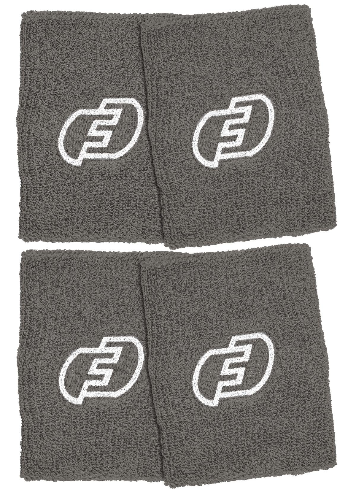 FORCE3 Wristband Double Pack - 2-Piece Non-Slip Sports Wristbands for Basketball, Tennis & Workout - Sweat Absorbent & Comfortable Gym Accessories