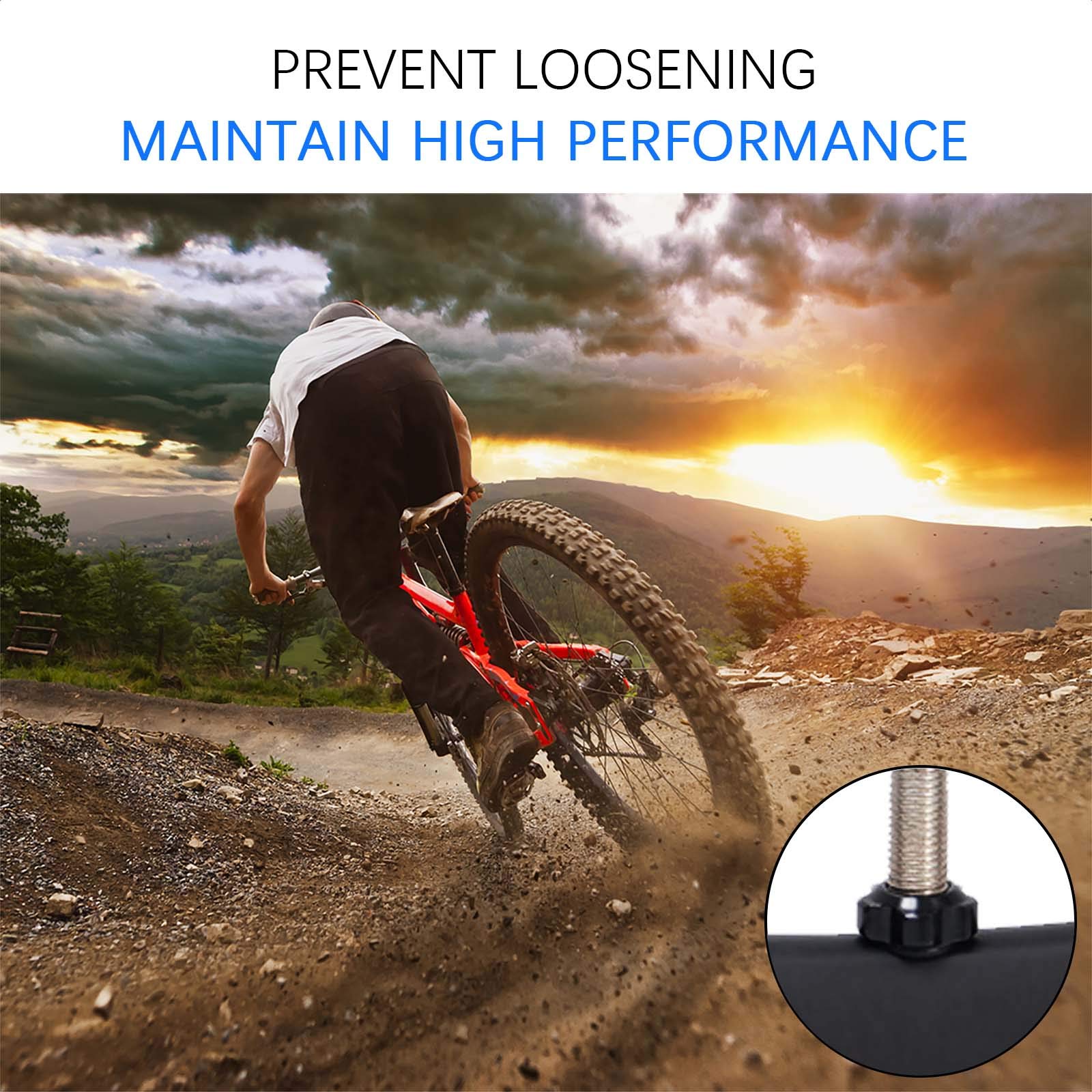 VANICE Bike Vacuum Tire Valve Nut - Presta Inner Tube Spool Wrench Tool for Mountain & Road Bicycles | Essential Cycling Accessories for Tire Maintenance & Repair