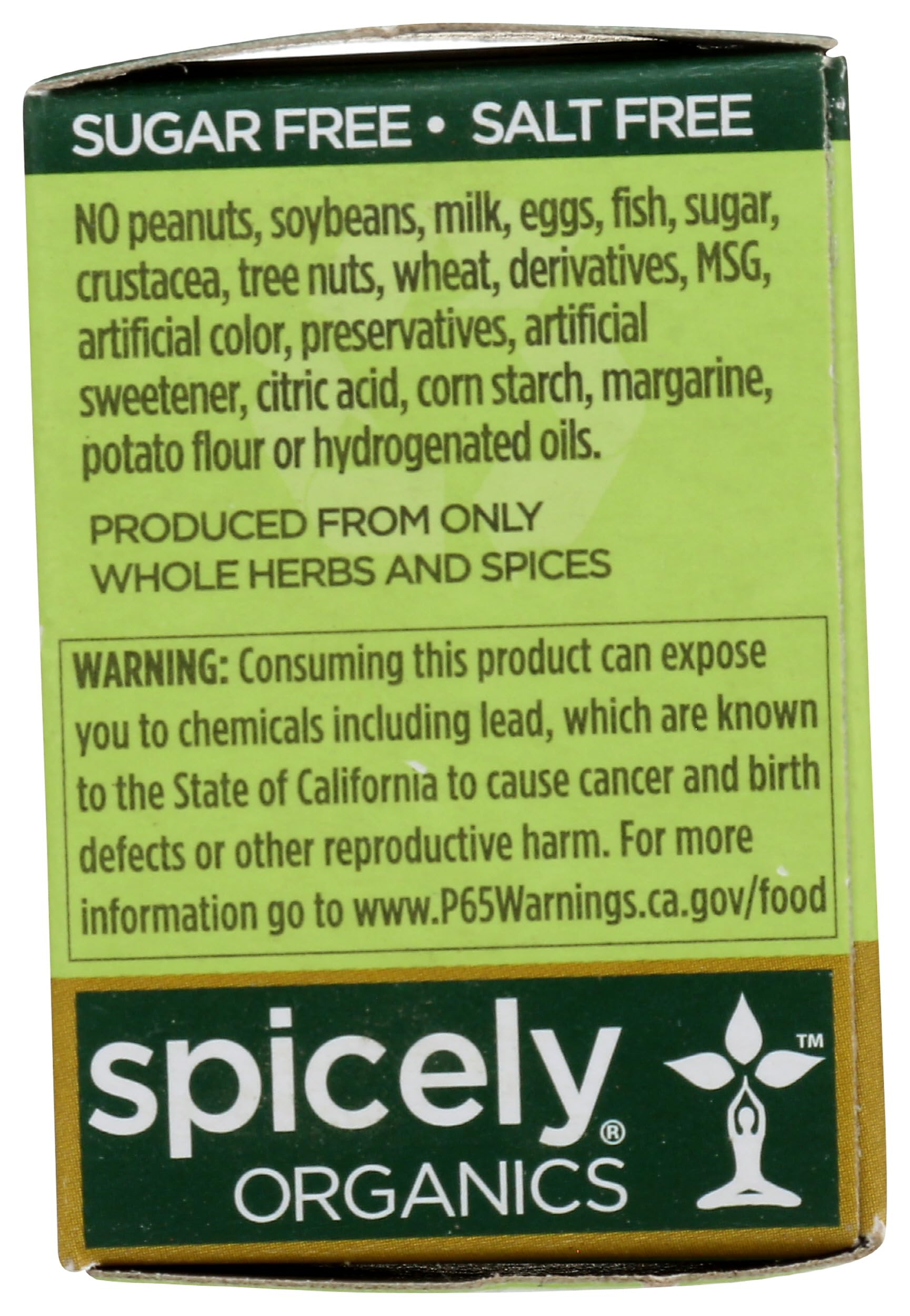 Organic Basil Leaves by Spicely - 0.1 Oz | USDA Certified Organic, Gluten-Free, Non-GMO | Perfect for Cooking, Pizza, Pasta & Salad Seasoning