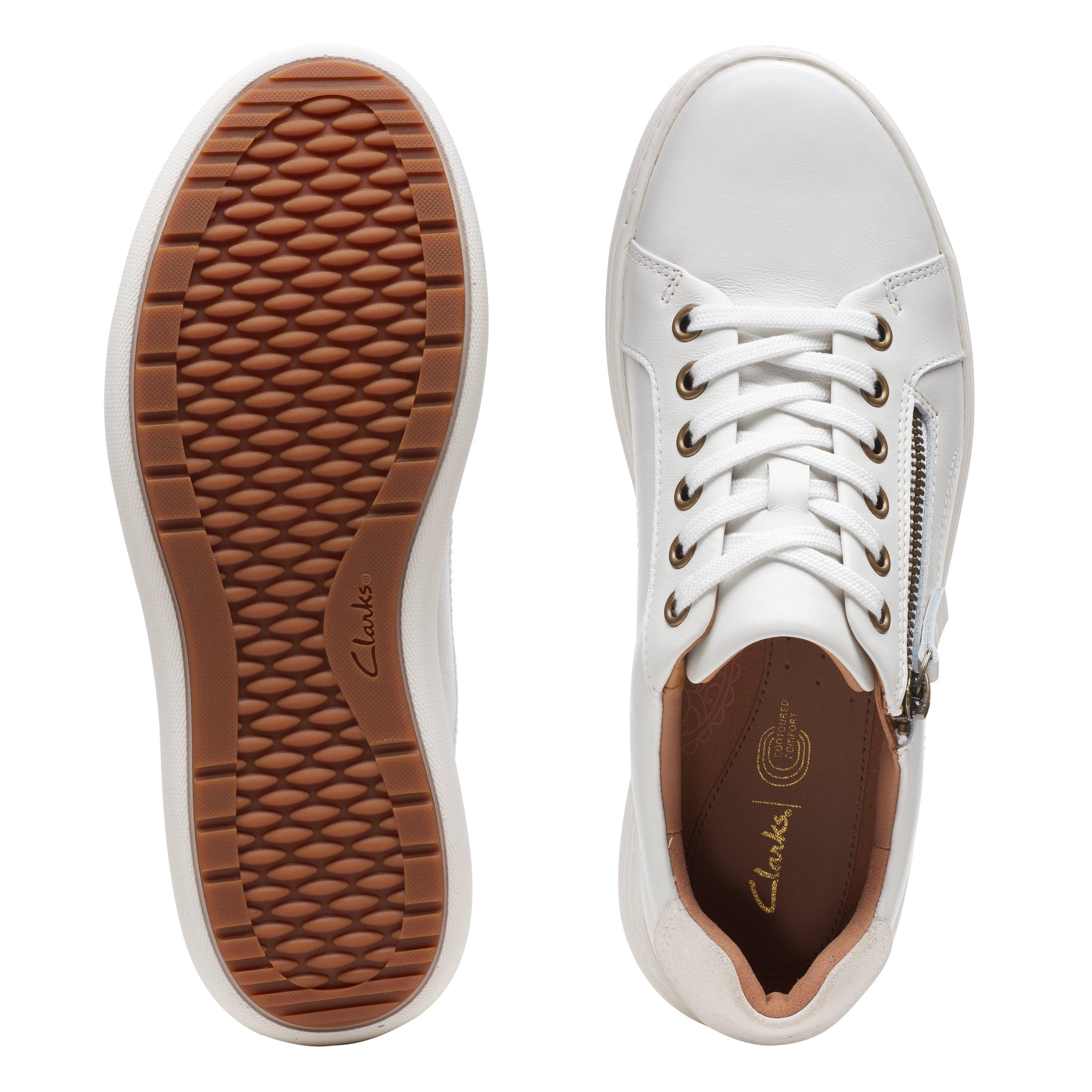 CLARKS NALLE LACE Women's Comfortable Walking Shoes - Medium & Wide Width Options for All-Day Wear - Perfect for Work, Travel & Casual Outings