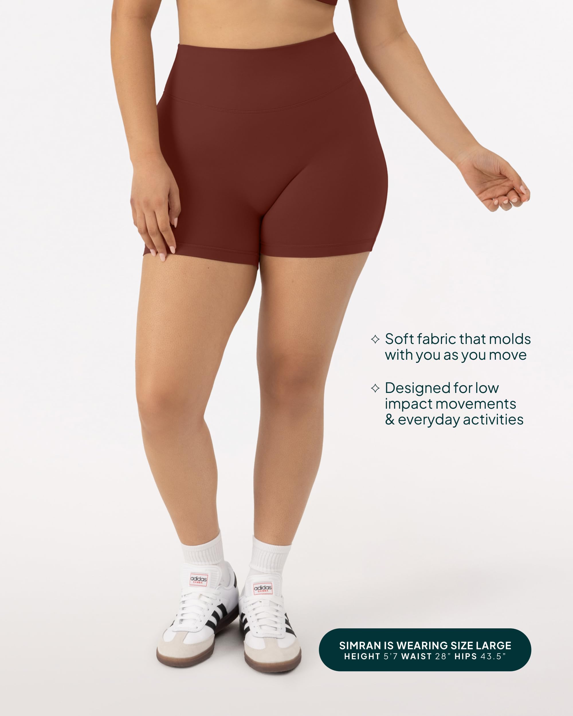 Buttery Soft High Waisted Yoga Shorts for Women - 4