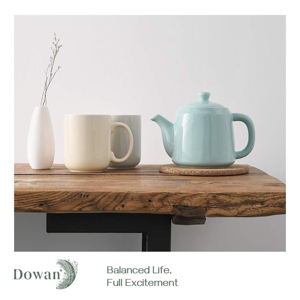 DOWAN 20oz Large Coffee Mugs Set of 6 - Oversized Dishwasher Safe Cups for Home & Office