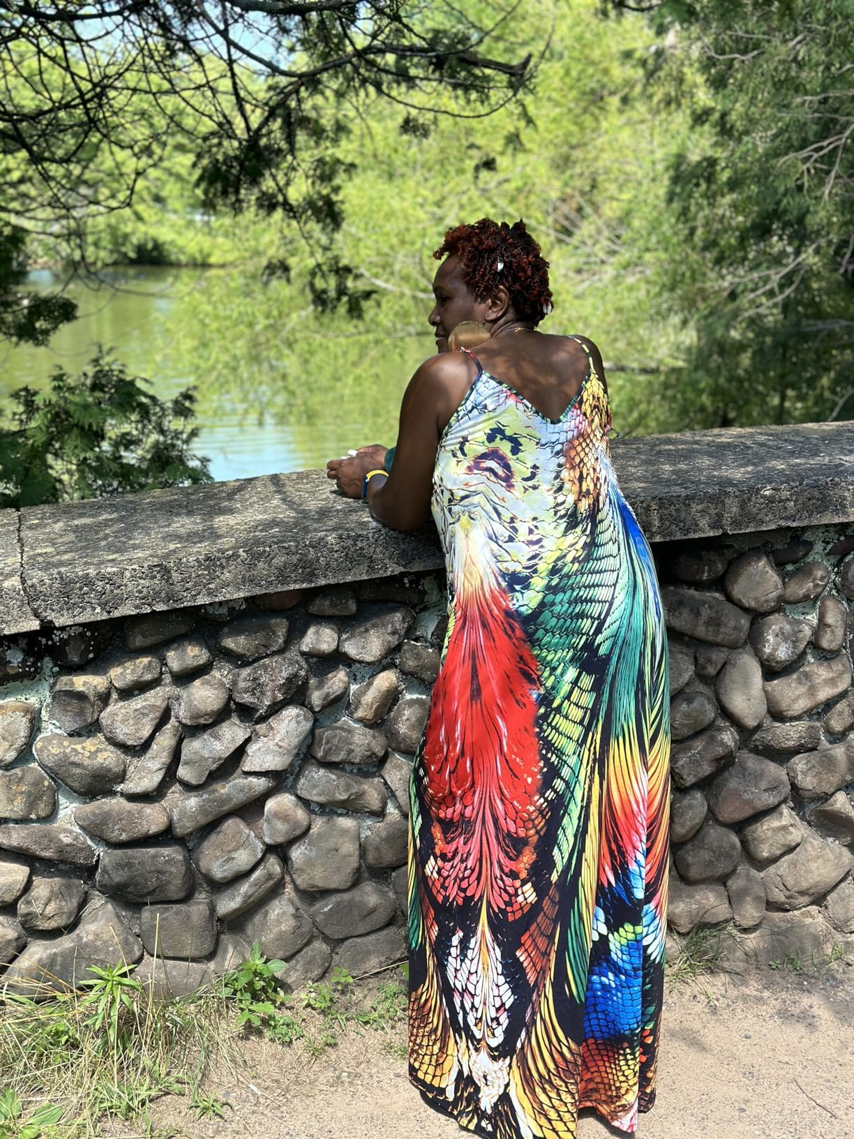 BessCops Women's Plus Size Summer Maxi Dress 2025 - Casual Sleeveless Loose Long Sundress with Pockets | Beach Vacation, Outdoor Party & Date Night Outfit