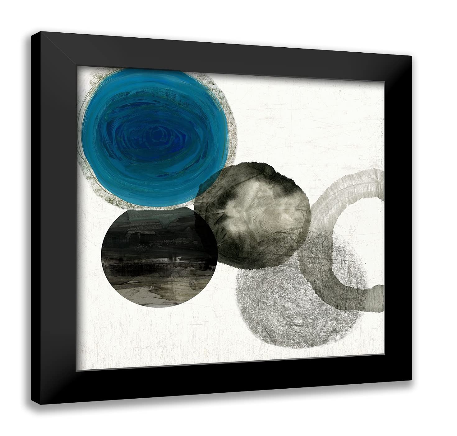 Tom Reeves 'At Hand' 20x20 Black Modern Framed Art Print - Perfect for Living Room, Bedroom & Office Wall Decor