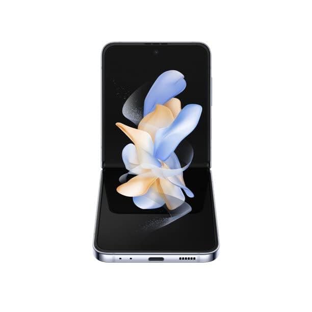 SAMSUNG Galaxy Z Flip 4 5G Unlocked Smartphone - US Version 256GB Storage in Blue | Refurbished | Perfect for Travel, Work & Stylish Selfies