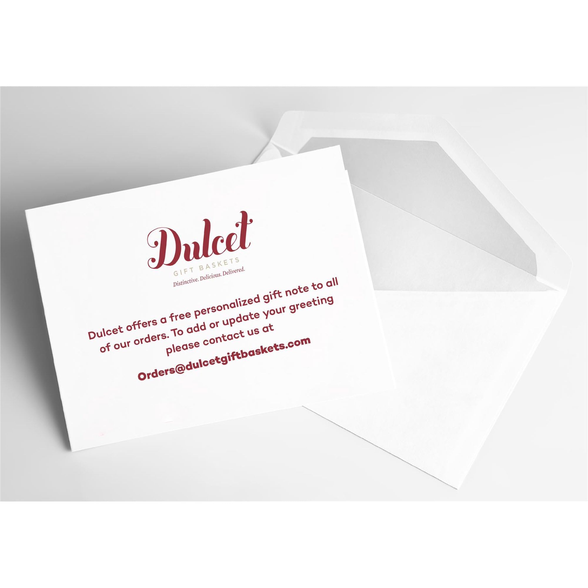 Dulcet Gourmet Gift Basket with Chocolate Brownies & Walnuts - Perfect for Holidays & Corporate Gifting