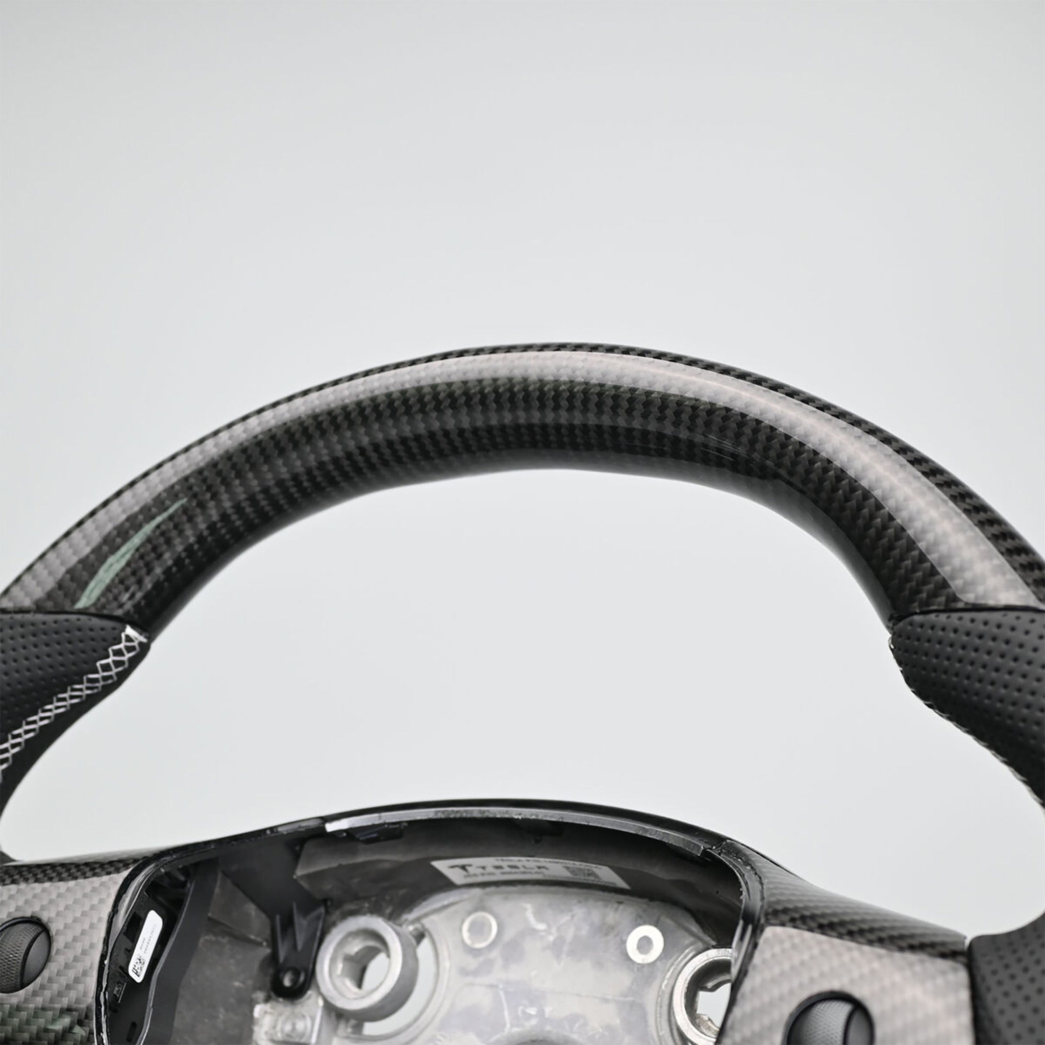 Custom Carbon Fiber Steering Wheel for 2024+ Tesla Model 3 Highland - Premium Racing Style Upgrade for Enhanced Grip & Performance - Perfect for Track Days & Sporty Driving