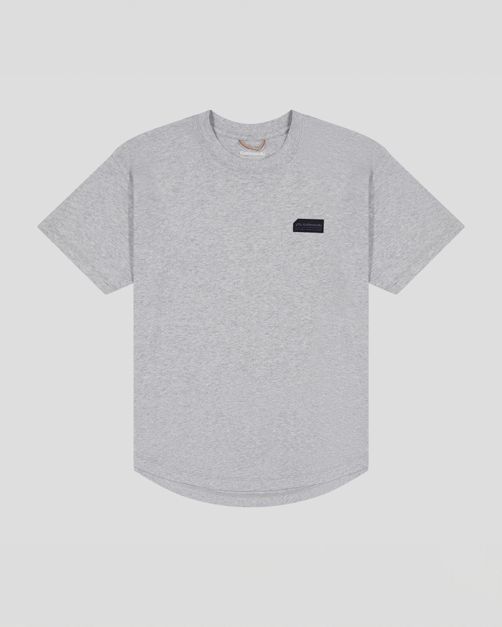 Organic Cotton Women's T-Shirt with Logo - Light Grey Marle | Soft & Comfortable Casual Wear for Everyday Outfits