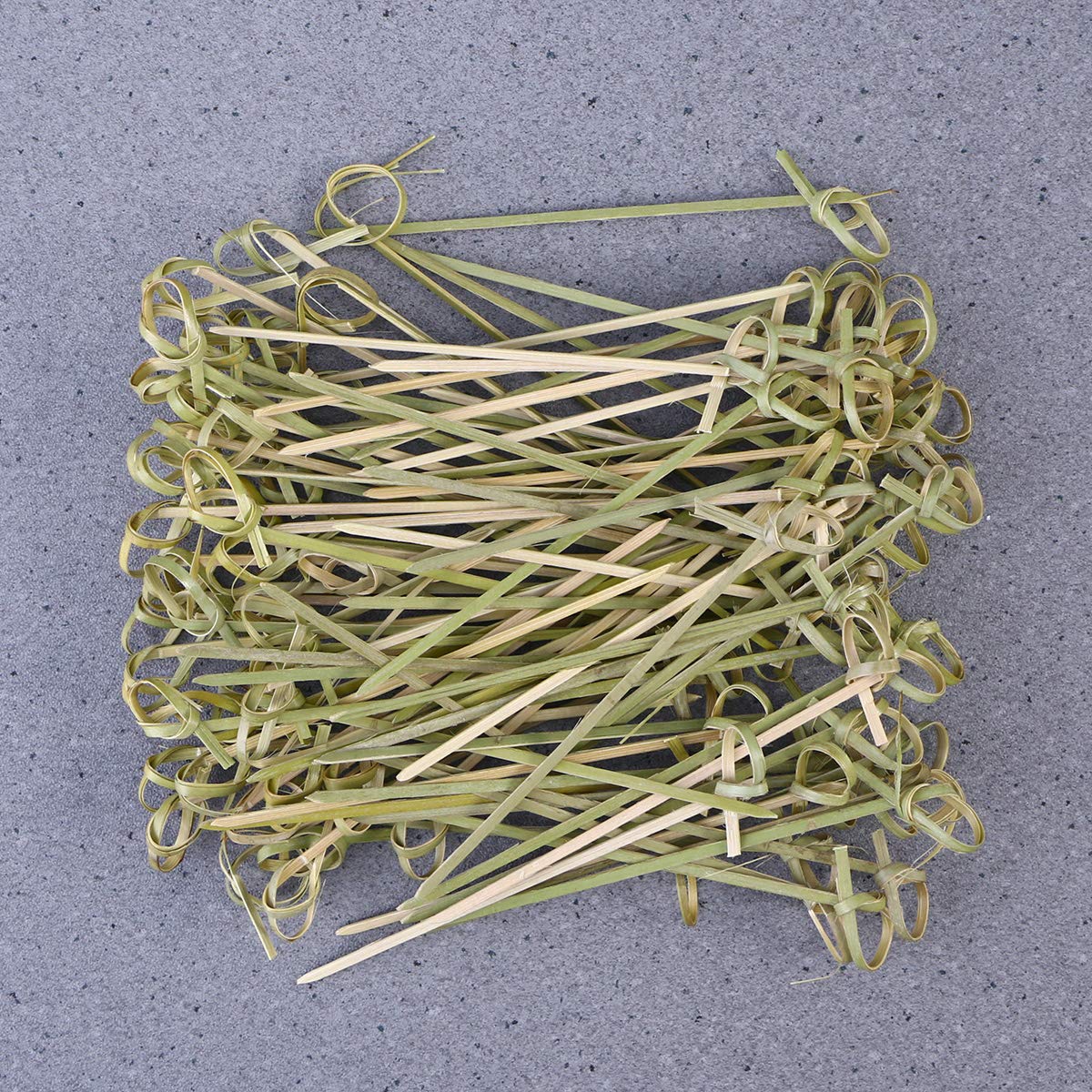 300pcs Bamboo Food Sticks - Reusable Wooden Skewers for Fruit, Cocktails, Appetizers & Party Snacks - Eco-Friendly & Durable for Home, BBQ, Picnics & Catering