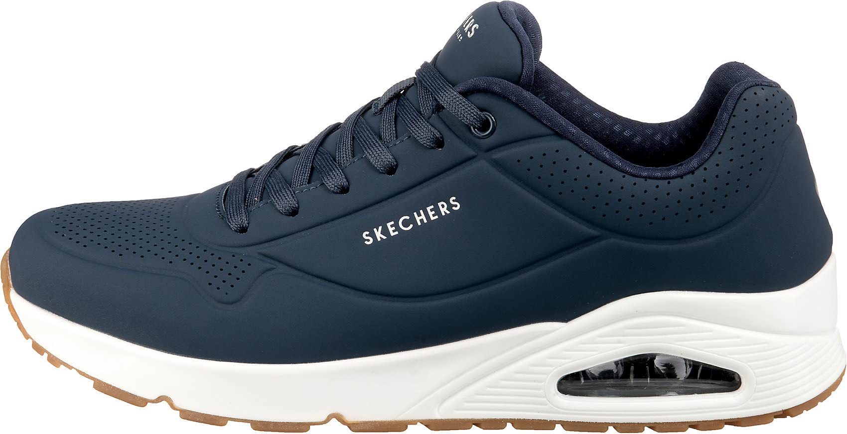 Skechers Men's Uno Stand on Air Sneakers - Lightweight Walking Shoes for Men with Air-Cooled Memory Foam - Perfect for Running, Gym Workouts & Casual Wear
