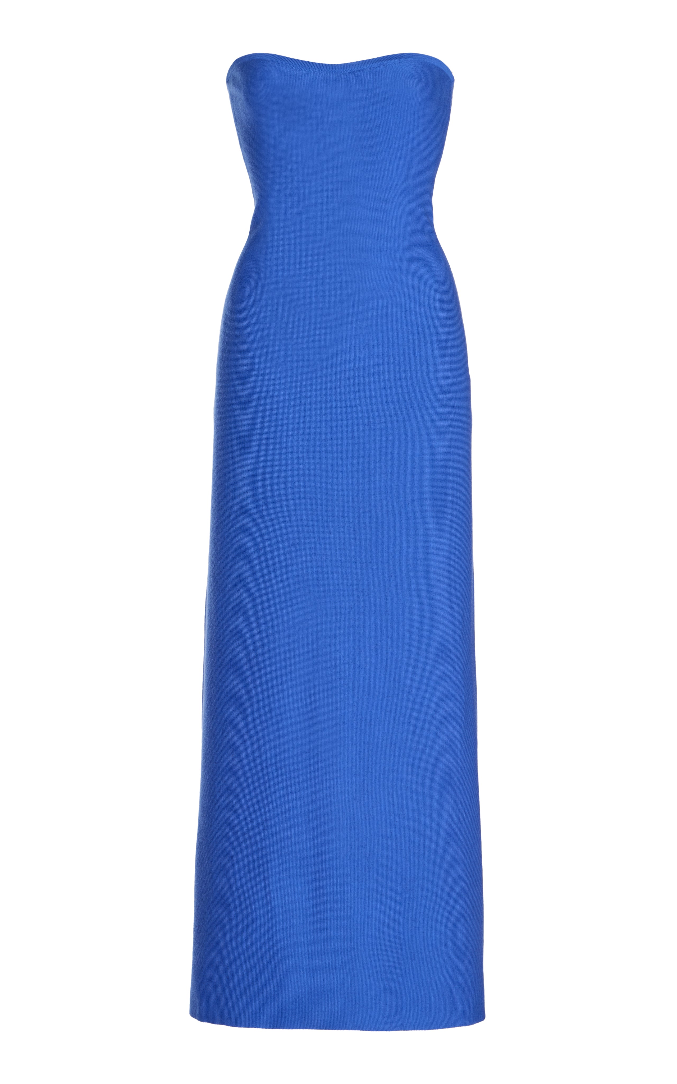 Calderon Knit Maxi Dress - Women's Sapphire Blue Merino Wool Cashmere Blend Long Dress for Fall & Winter | Perfect for Holiday Parties, Date Nights & Office Wear