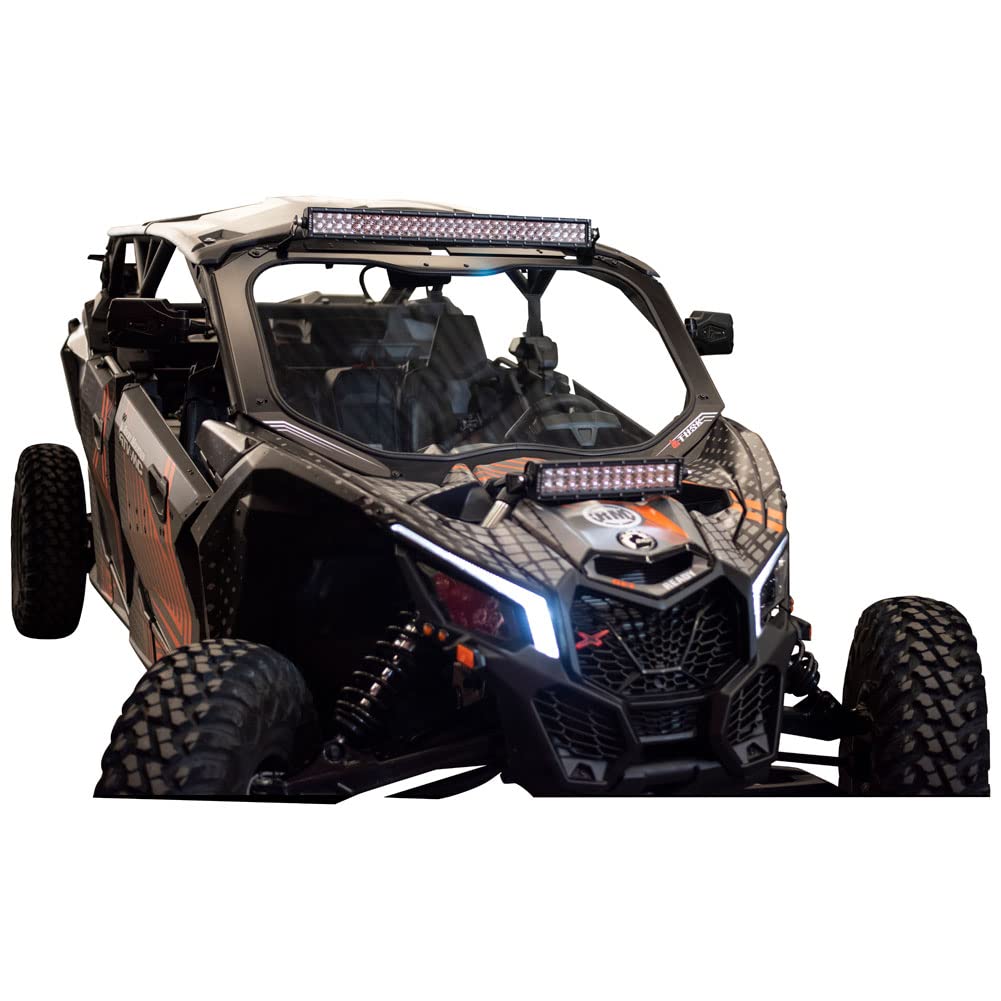 Tusk UTV Full Glass Windshield with Vent & 16