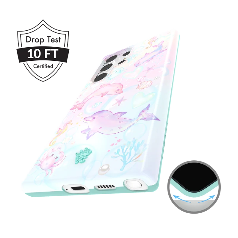 Aqua Angels Samsung Phone Case - Durable Protective Cover for Samsung Galaxy Series | Perfect for Everyday Use, Travel & Outdoor Activities