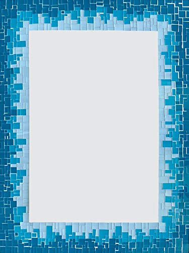 Sea-blue, Turquoise, White