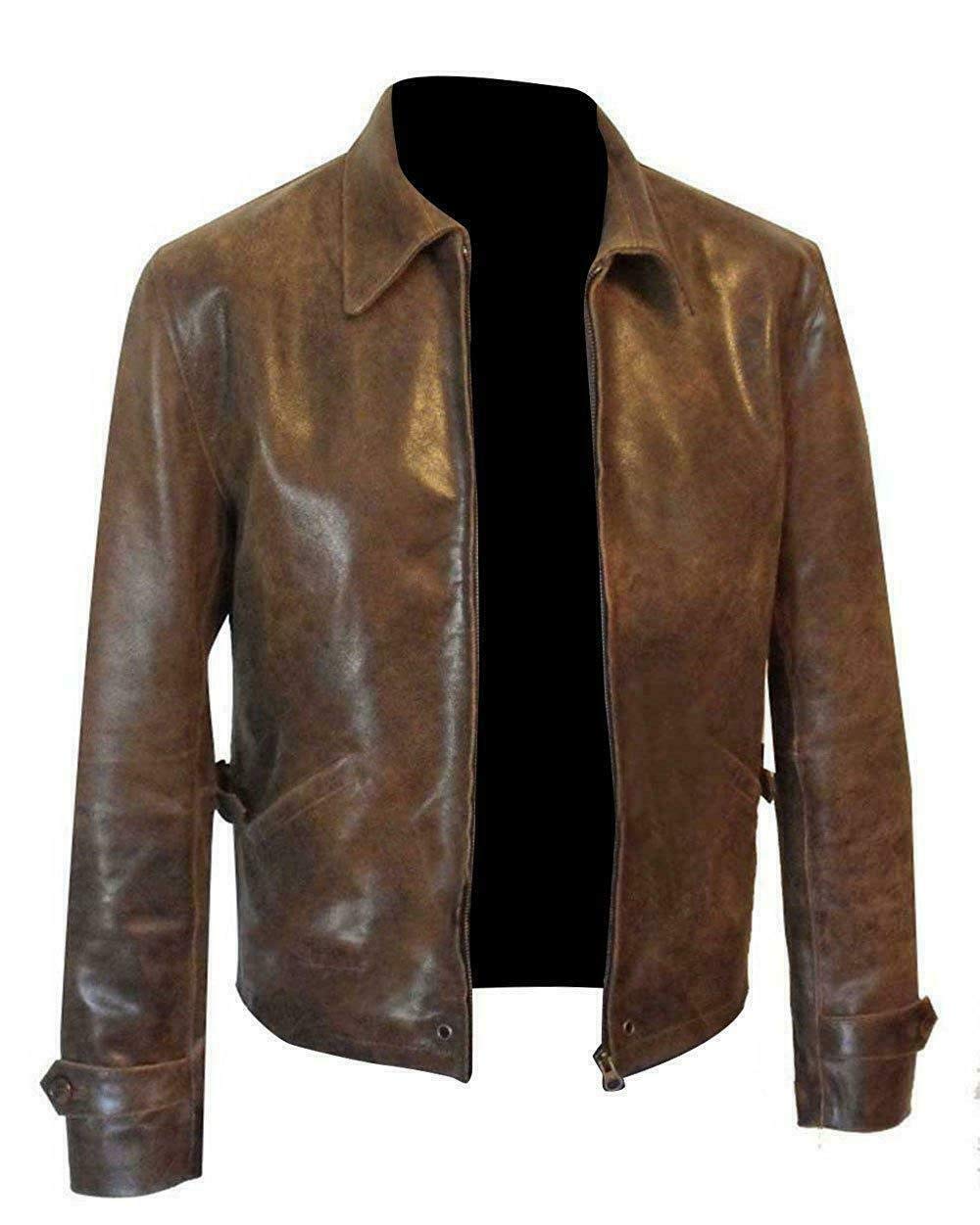 Men's Skyfall James Bond 007 Daniel Craig Vintage Brown Genuine Leather Jacket - Premium Movie-Inspired Outerwear for Casual Wear & Cosplay