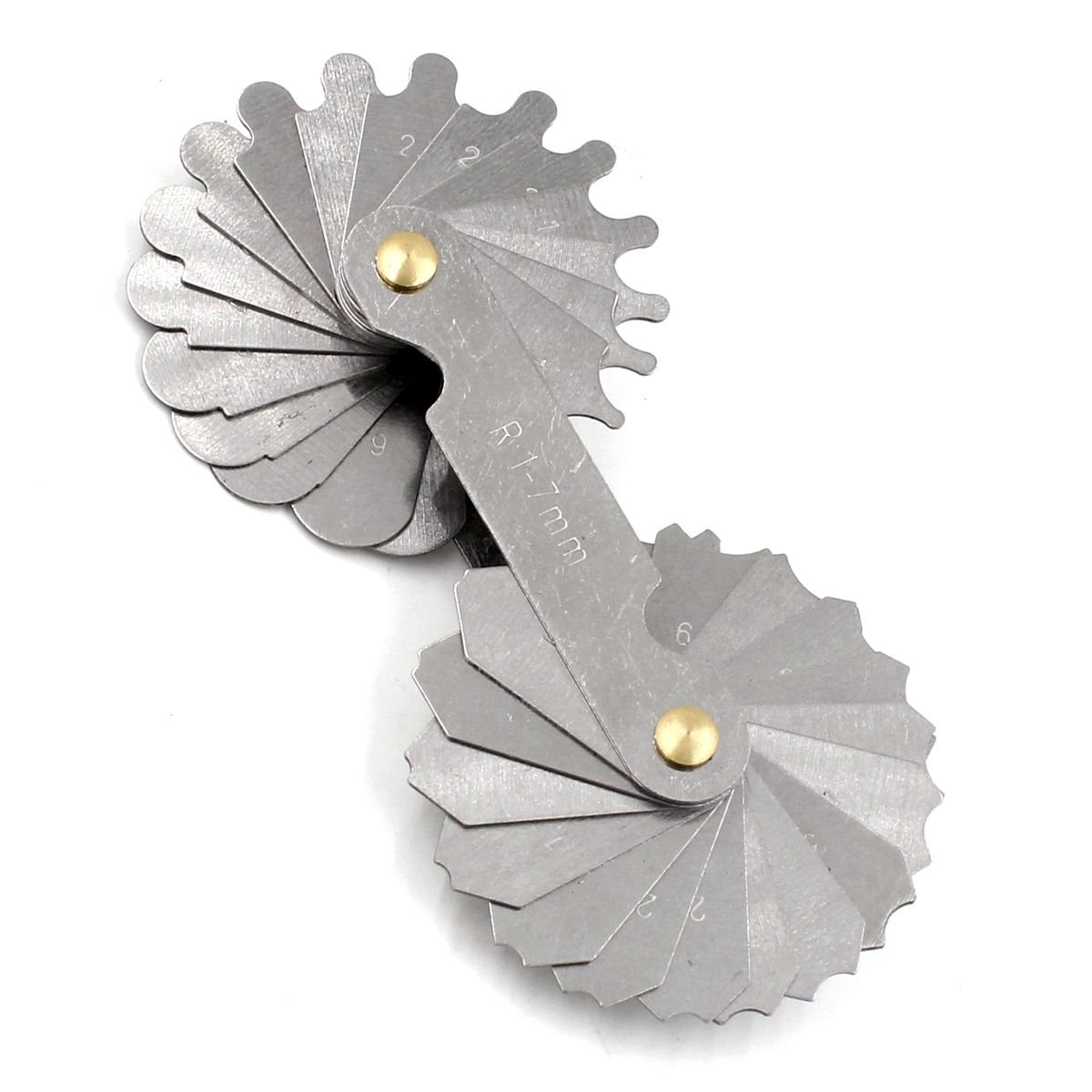 0.3-50mm Stainless Steel Radius Gauge Set - Precision Measuring Tools for Metalworking, Woodworking & DIY Projects