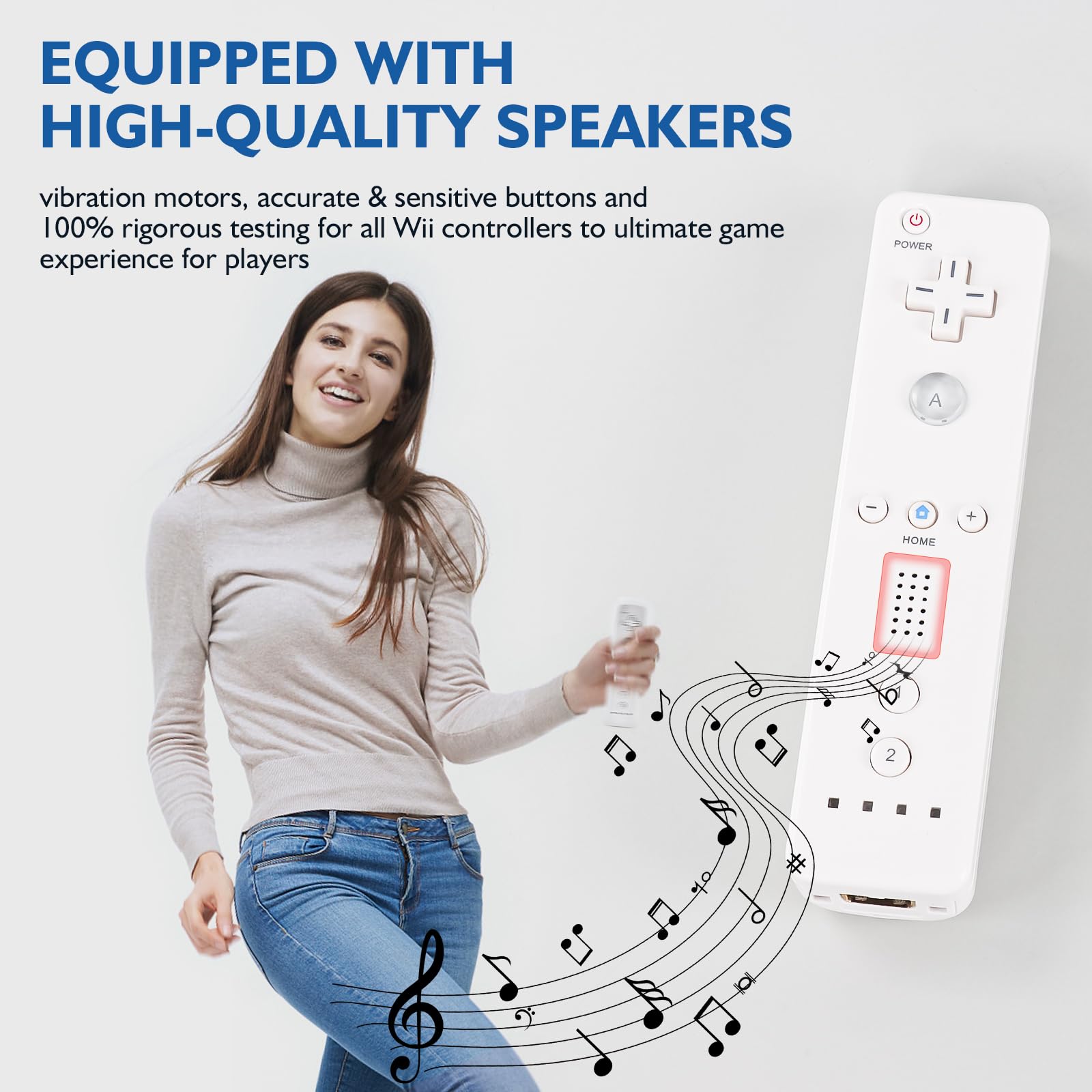 Original Wii Remote Controller with Nunchuk for Nintendo Wii & Wii U - Wireless Motion Sensor Gamepad with Silicone Protective Case & Wrist Strap - Perfect for Mario Kart, Wii Sports & Family Gaming Parties