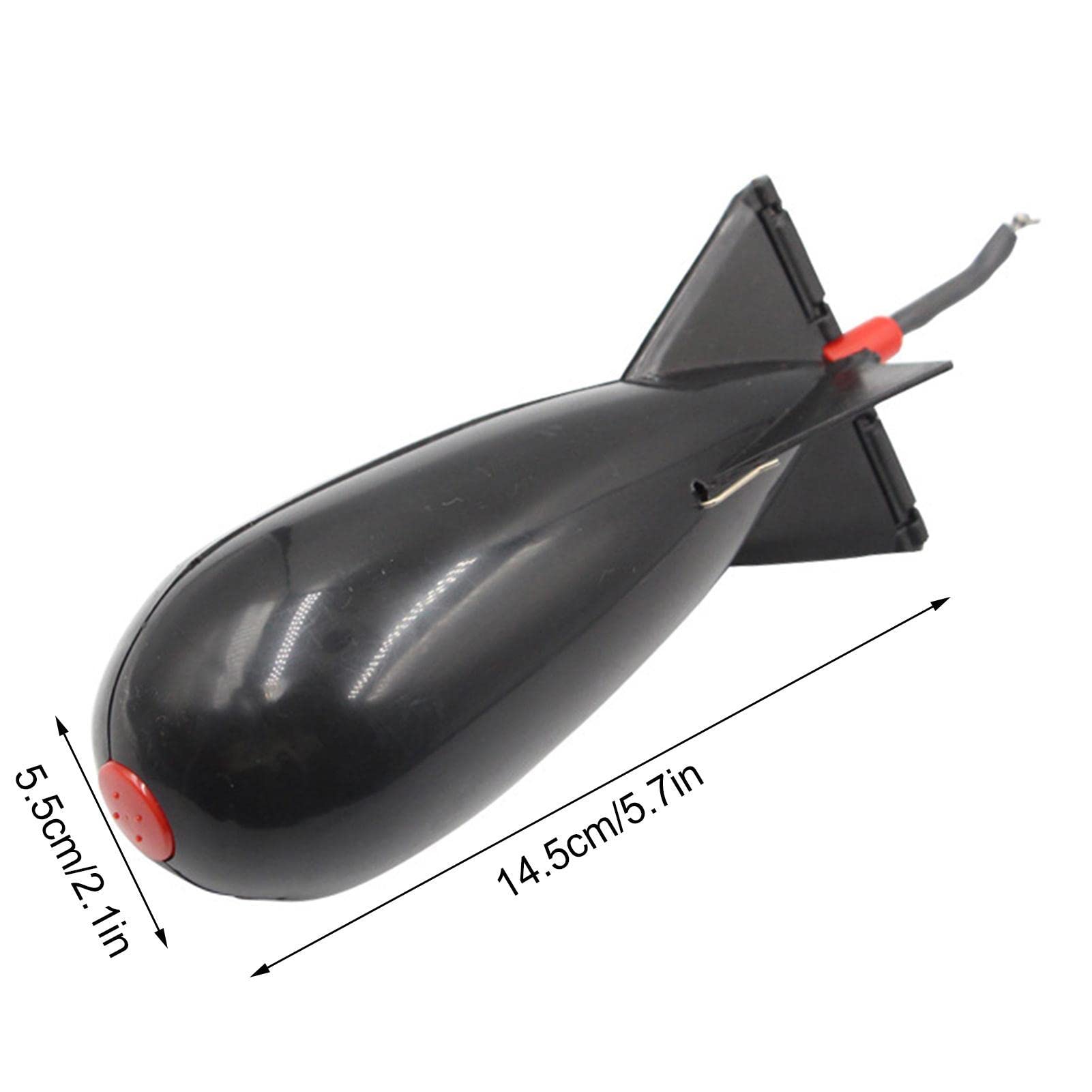 JINGAN Carp Fishing Rocket Feeder - Bombs Spod, Bait Holder & Float for Carp Fishing | Pellet Spomb Accessories | Ideal for Lake, Pond & River Fishing