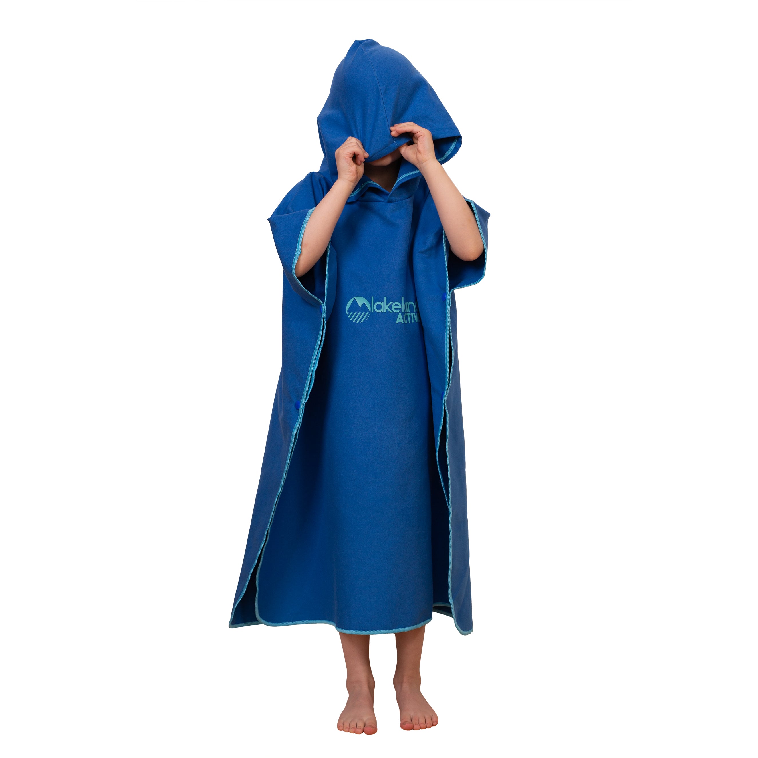 Quick Dry Changing Poncho for Kids - Waterproof & Lightweight Travel Beach Towel for Swimming, Camping, and Outdoor Activities