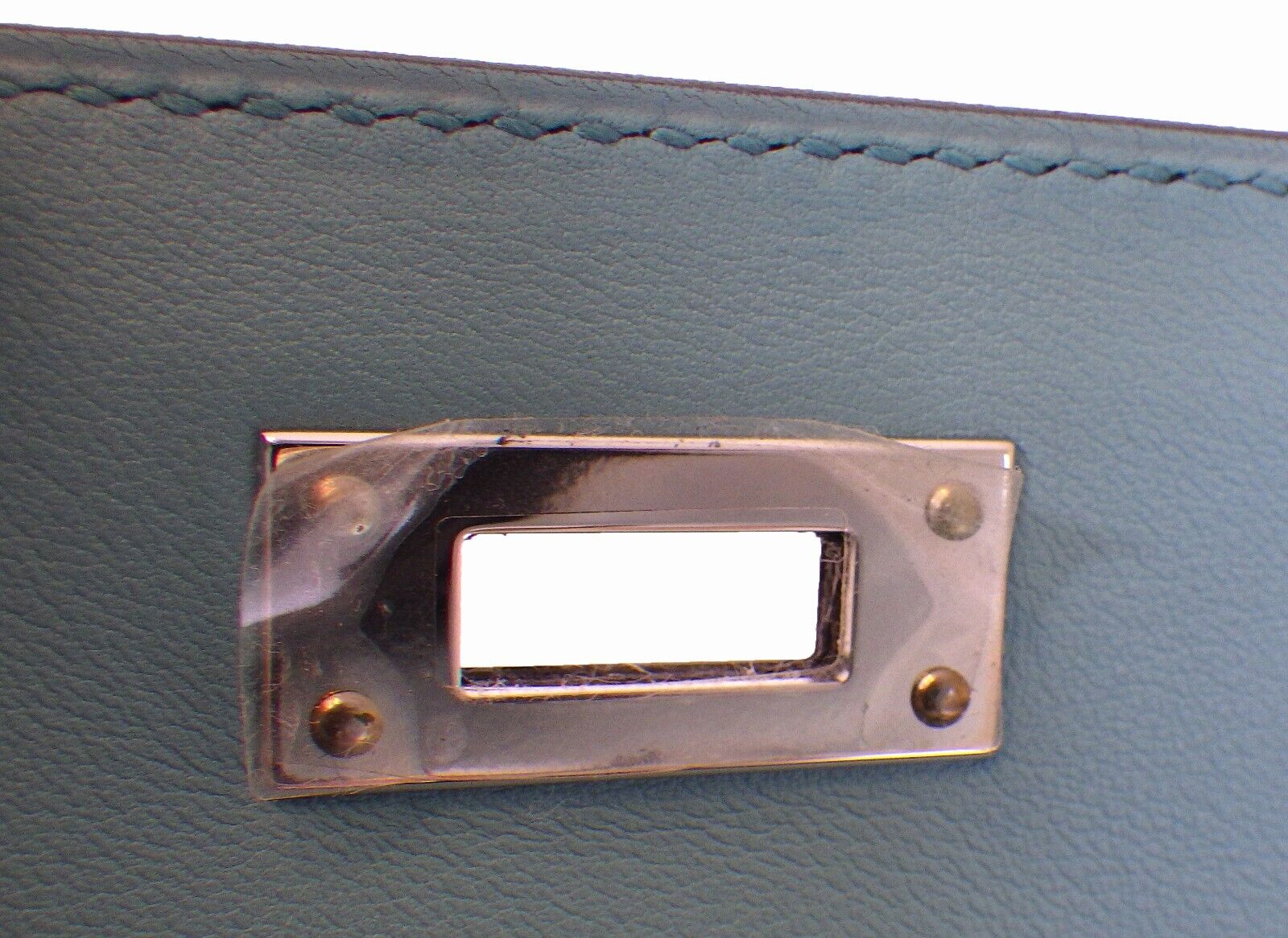 Hermes Kelly Cut Clutch 2016 - Blue Attol Top Handle Bag for Women | Luxury Evening Clutch for Parties, Weddings & Special Events