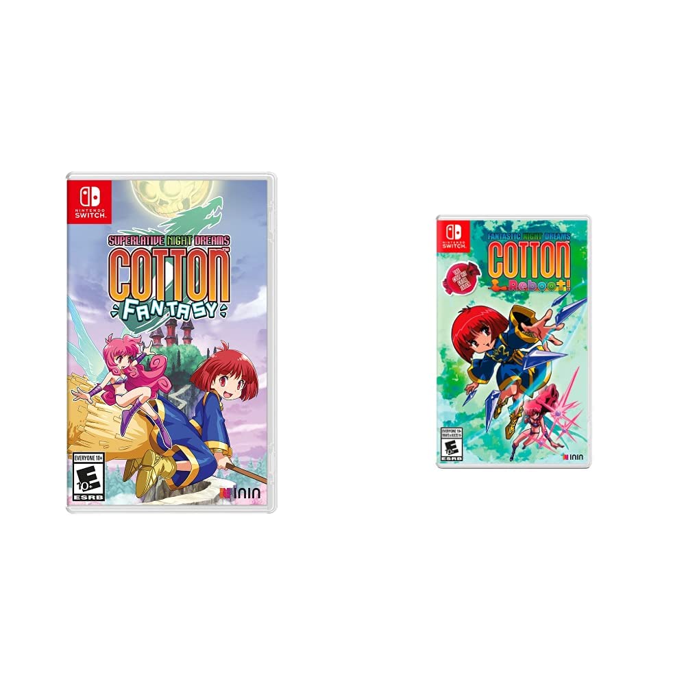 Cotton Fantasy - Nintendo Switch Game | Classic Shoot 'Em Up Adventure | Perfect for Retro Gaming Fans & Casual Players