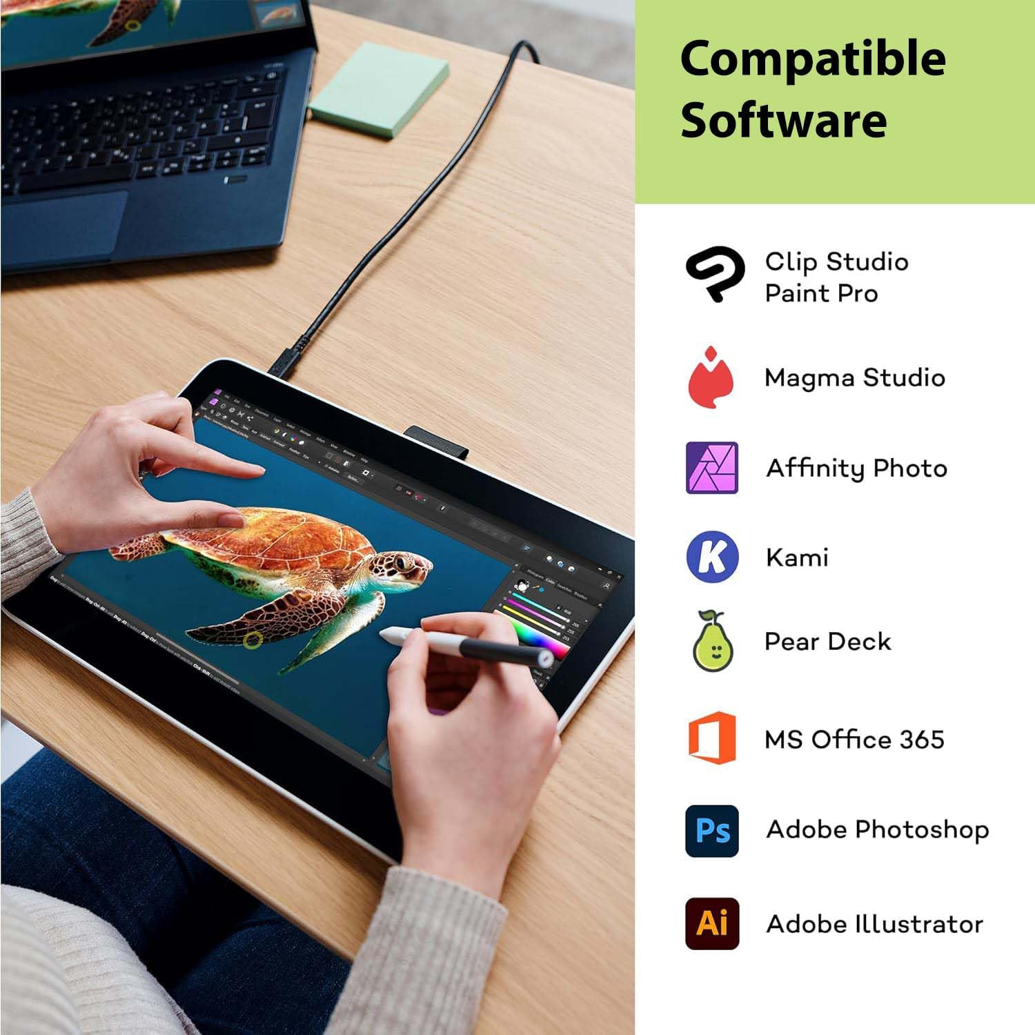 Wacom One 12 Drawing Tablet with Screen | 11.6