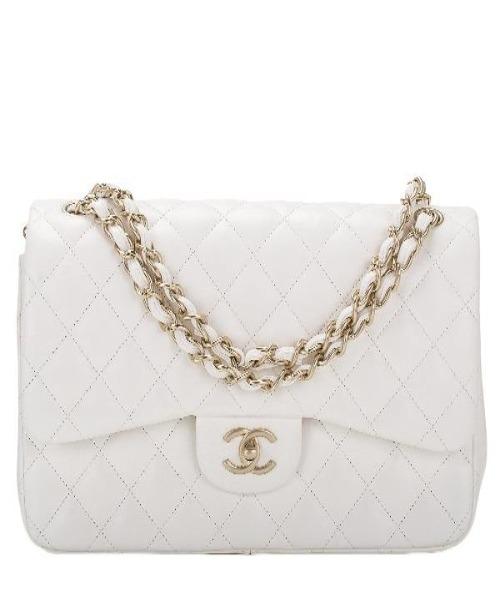 Chanel Mini Flap Bag White | Luxury Quilted Leather Crossbody Purse for Women | Perfect for Date Night, Parties & Special Occasions