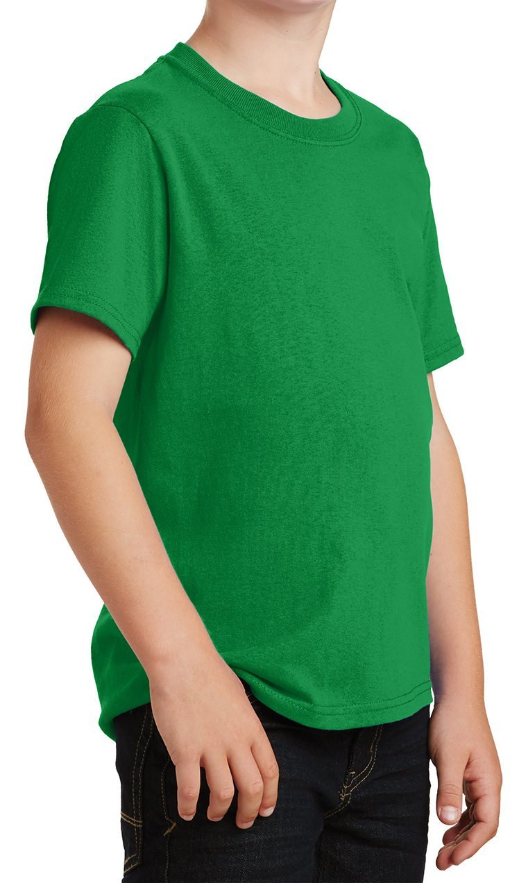 Youth Short Sleeve Soft Classic Core Cotton Tee - Comfortable Casual T-Shirt for Boys & Girls - Perfect for School, Playdates & Everyday Wear