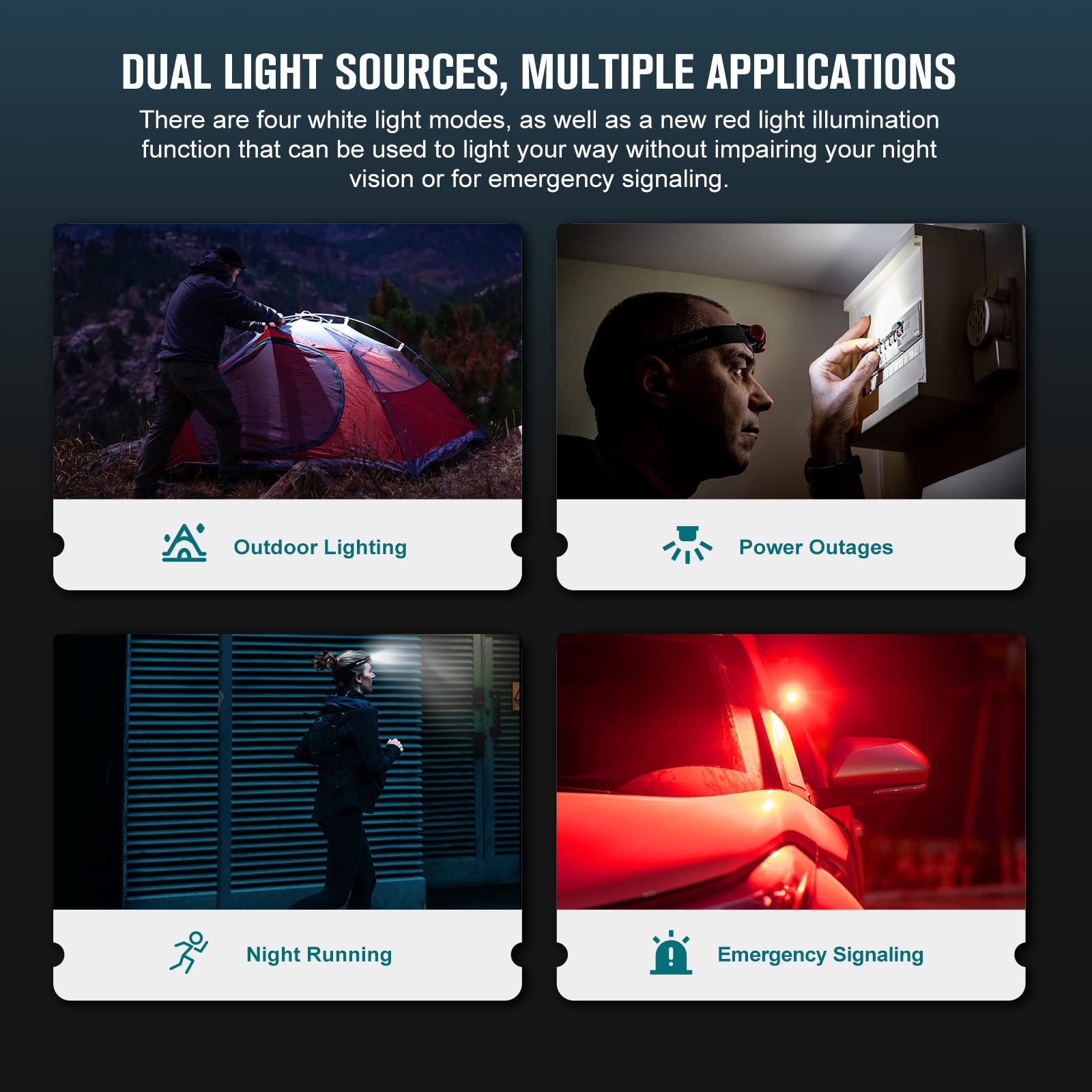 Olight Perun 2 Mini Rechargeable Headlamp - 1100 Lumens White LED & Red Light, Compact Right Angle Flashlight for Camping, Hiking, Running, Working (Orange) | Perfect for Outdoor Adventures, Night Jogging, and Emergency Repairs