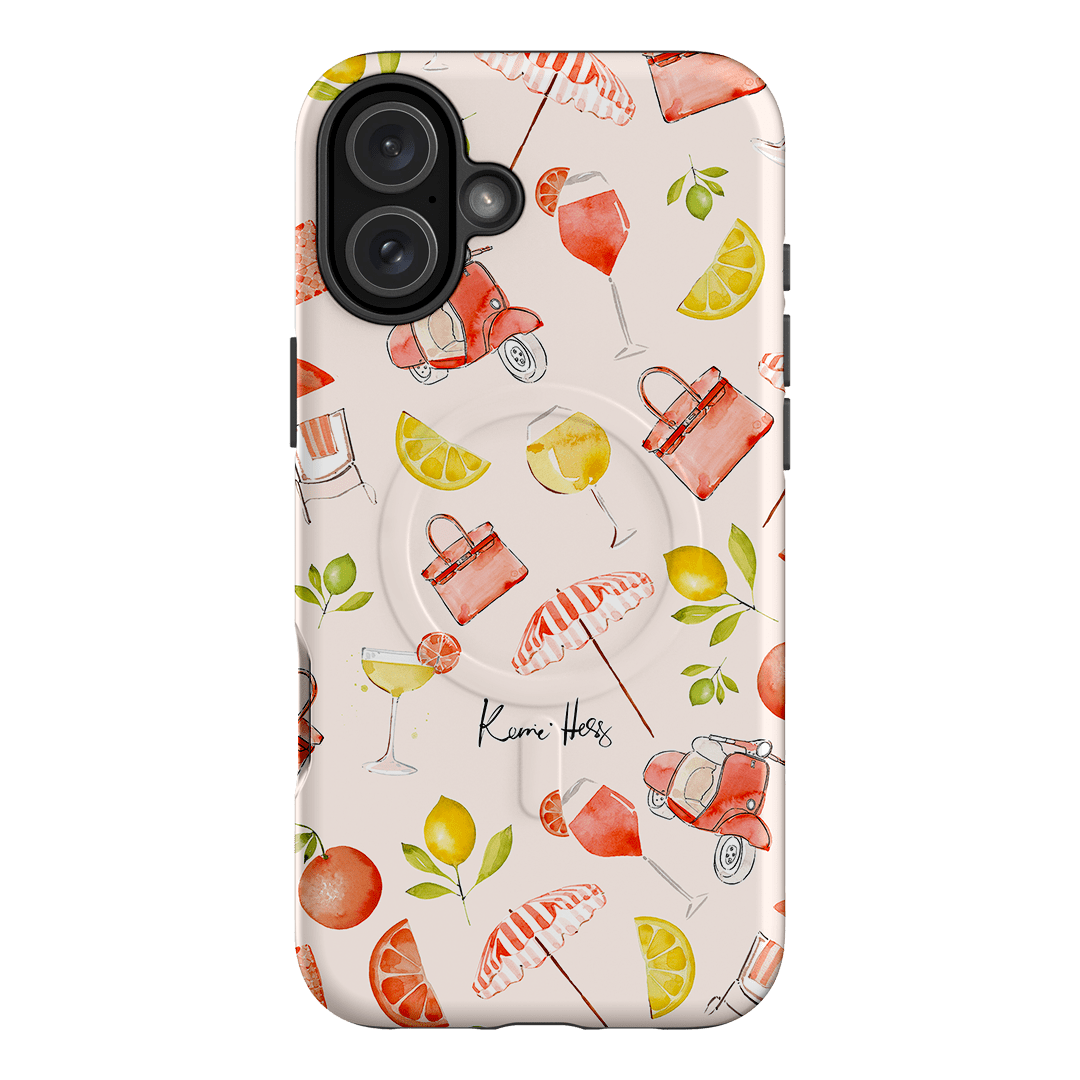Stylish Positano Phone Case - Durable & Slim Protective Cover for iPhone & Samsung - Perfect for Travel, Work & Everyday Use