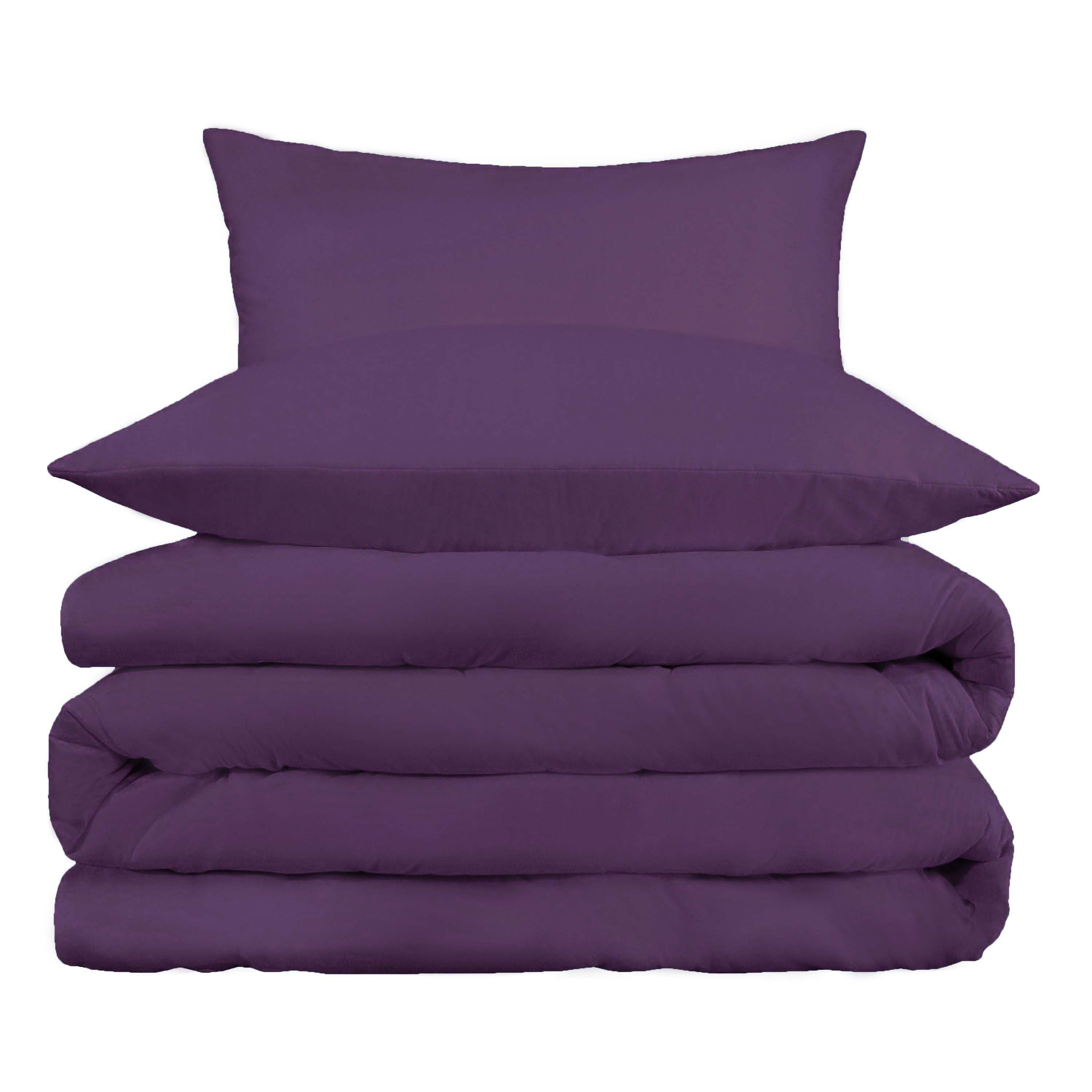 Premium 800 Thread Count Cotton Blend 3-Piece Duvet Cover Set - Soft, Breathable Bedding for Luxury Comfort - Perfect for Master Bedrooms, Guest Rooms & Hotels