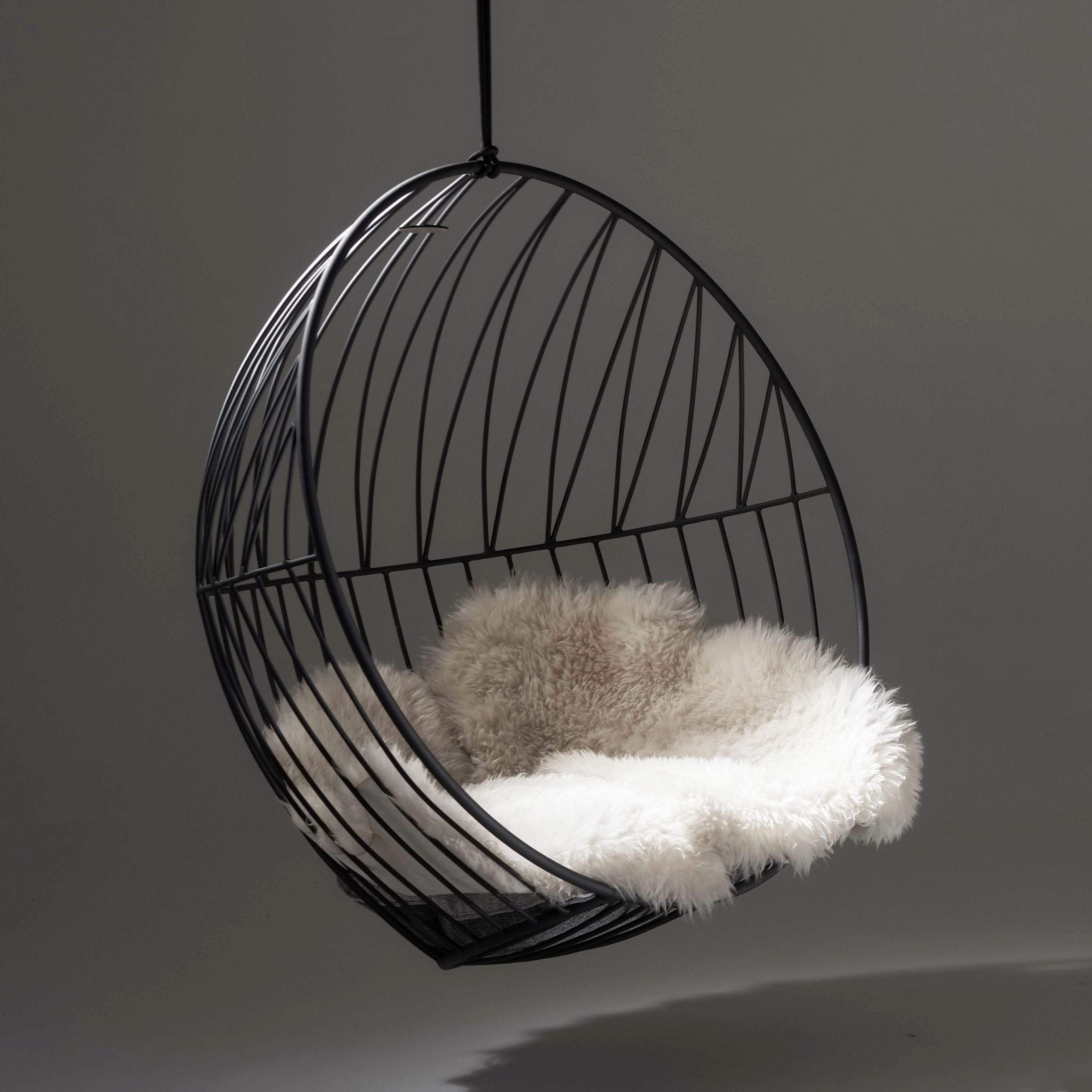 Cozy Bubble Hanging Chair for Indoor & Outdoor - Perfect Hammock for Garden, Patio, Balcony Relaxation & Nursery Decor