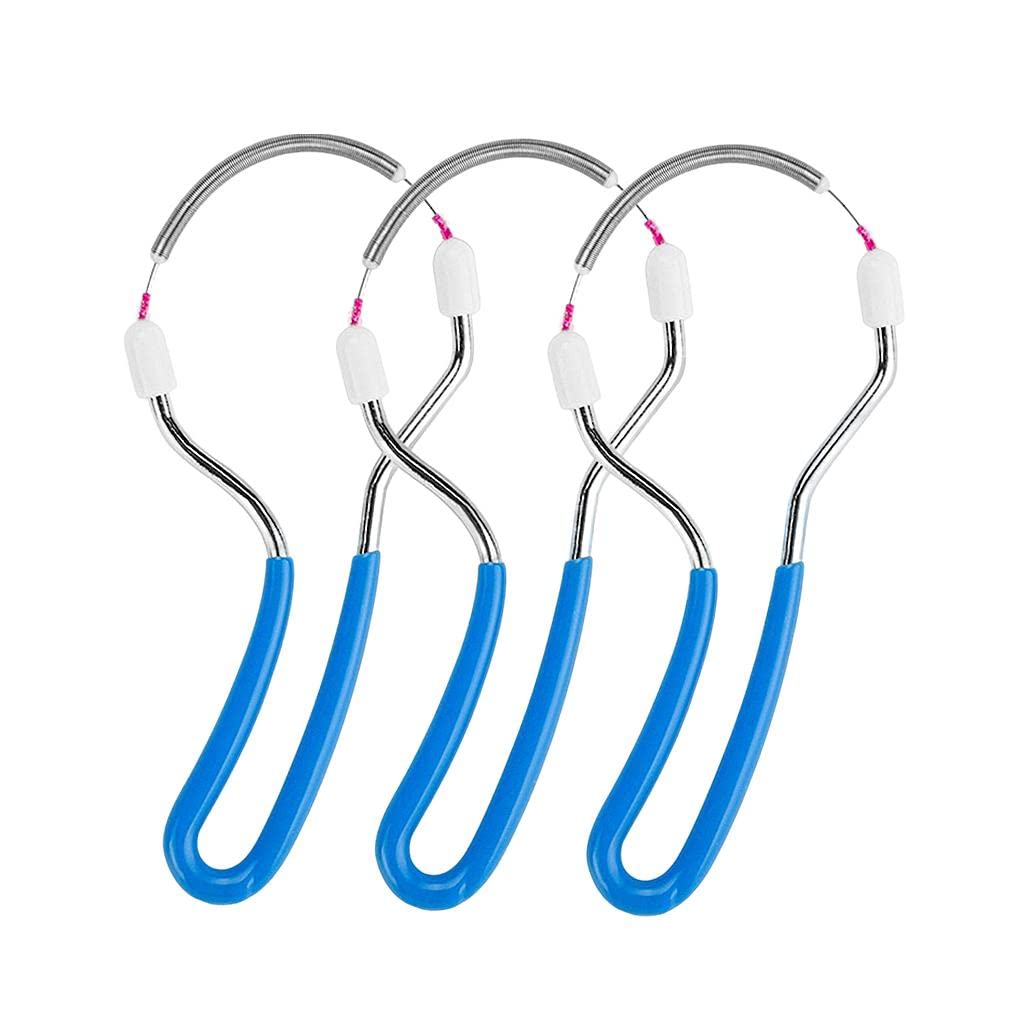 Gralara Facial Hair Remover for Women - 3-Piece Set with Spring Tool for Upper Lip, Chin & Cheek | Portable Manual Hair Removal Kit for Smooth Skin | Perfect for Travel, Home Use & Quick Touch-Ups