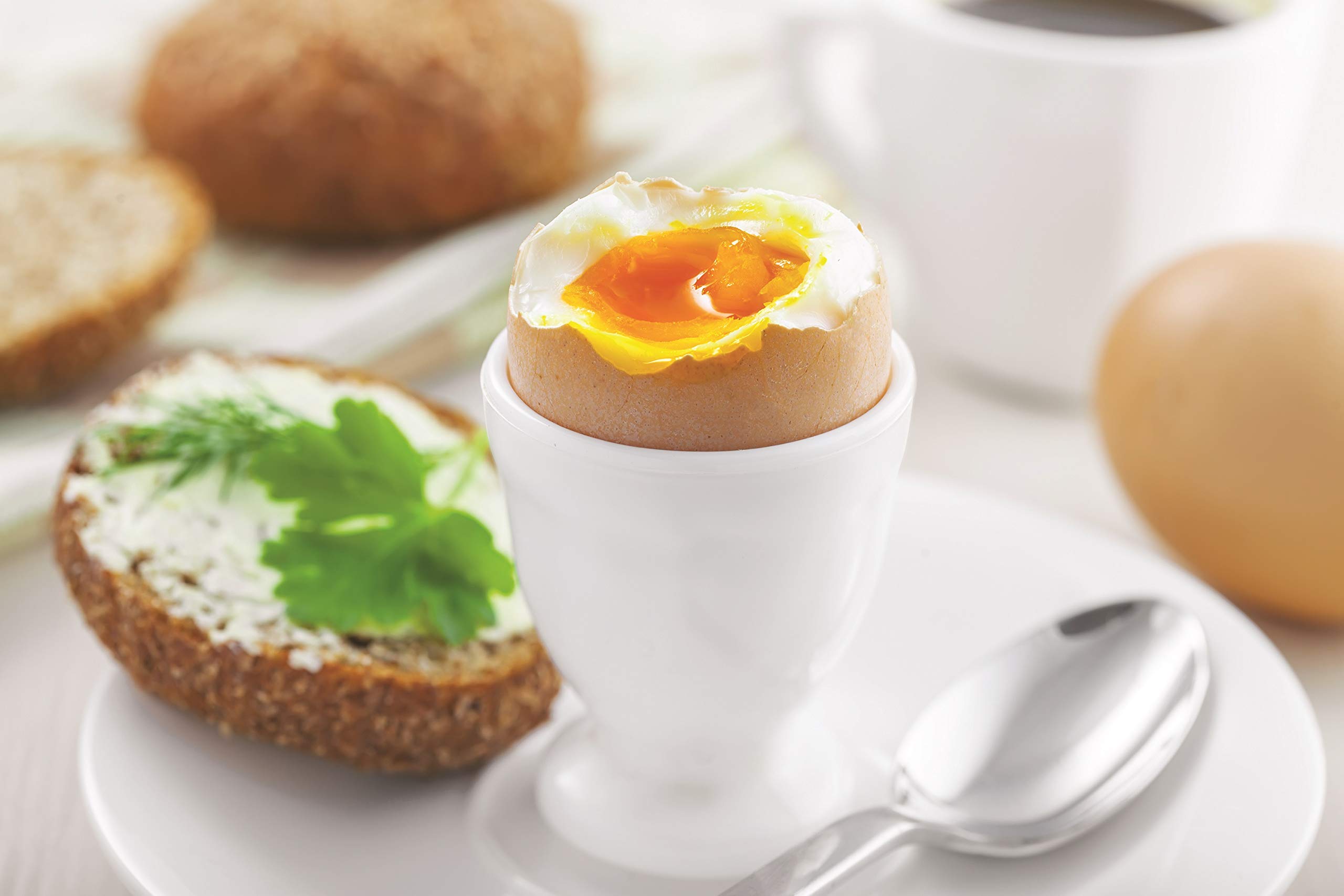 Chef Aid Traditional 3 Minute Egg Timer - Perfect Kitchen Gadget for Soft, Medium & Hard Boiled Eggs | Beige Sand Timer for Cooking, Baking & Meal Prep