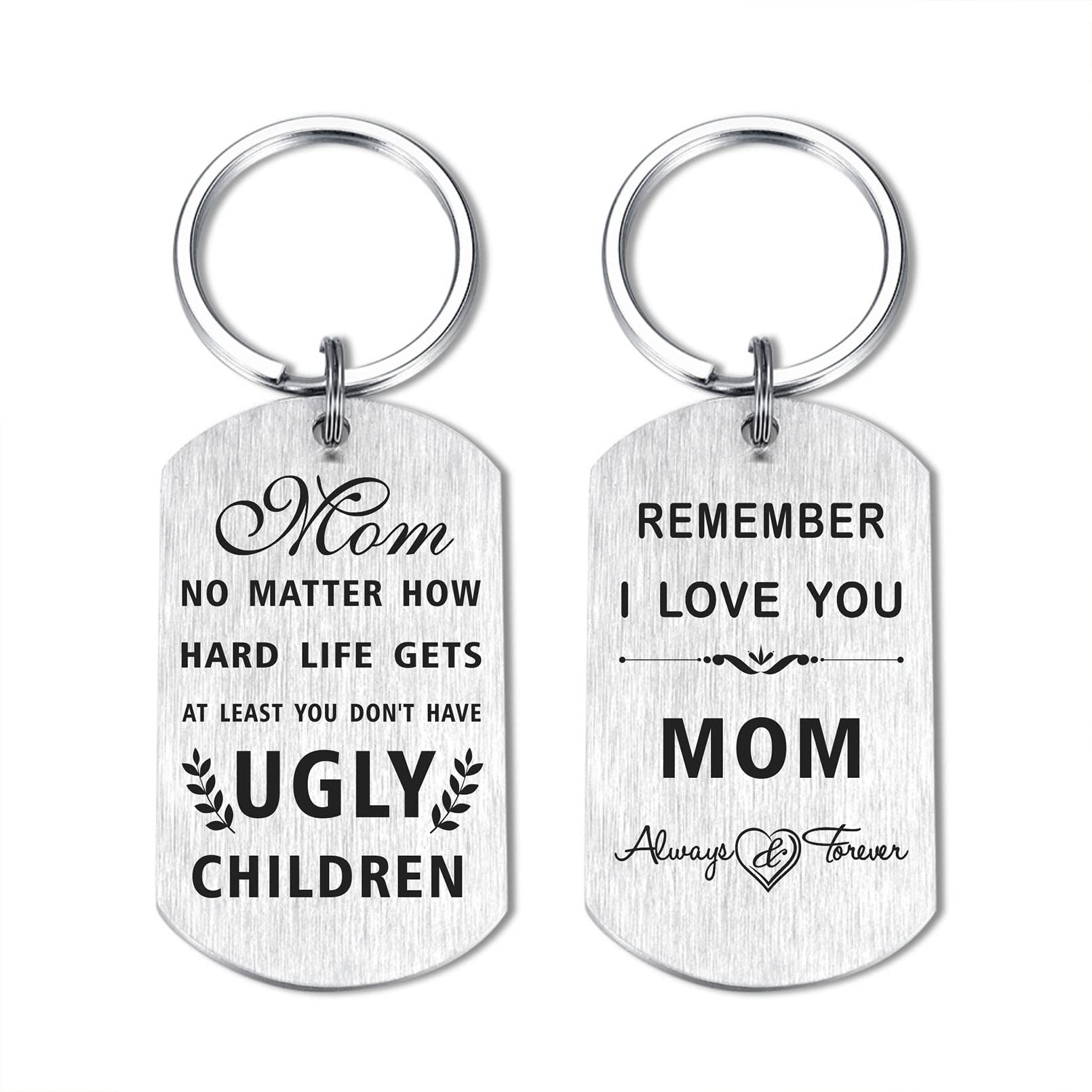 Funny Mom Keychain - Unique Birthday Gift for Mother - Perfect for Mother's Day, Christmas & Special Occasions | Great for Key Rings, Bags & Everyday Use