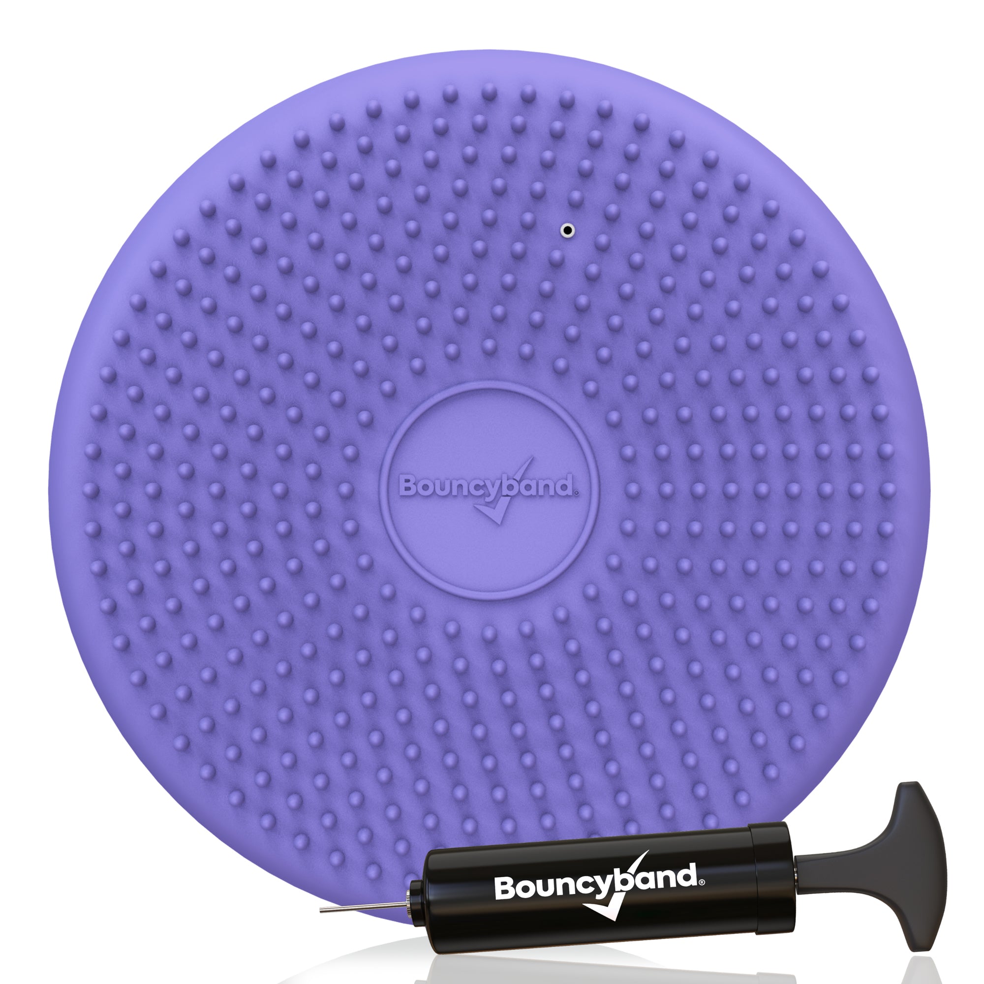 Bouncyband Little Wiggle Seat Sensory Cushion for Kids - Playful Purple Wiggle Stool for Classroom & Home - Improves Focus & Fidgeting for ADHD & Autism
