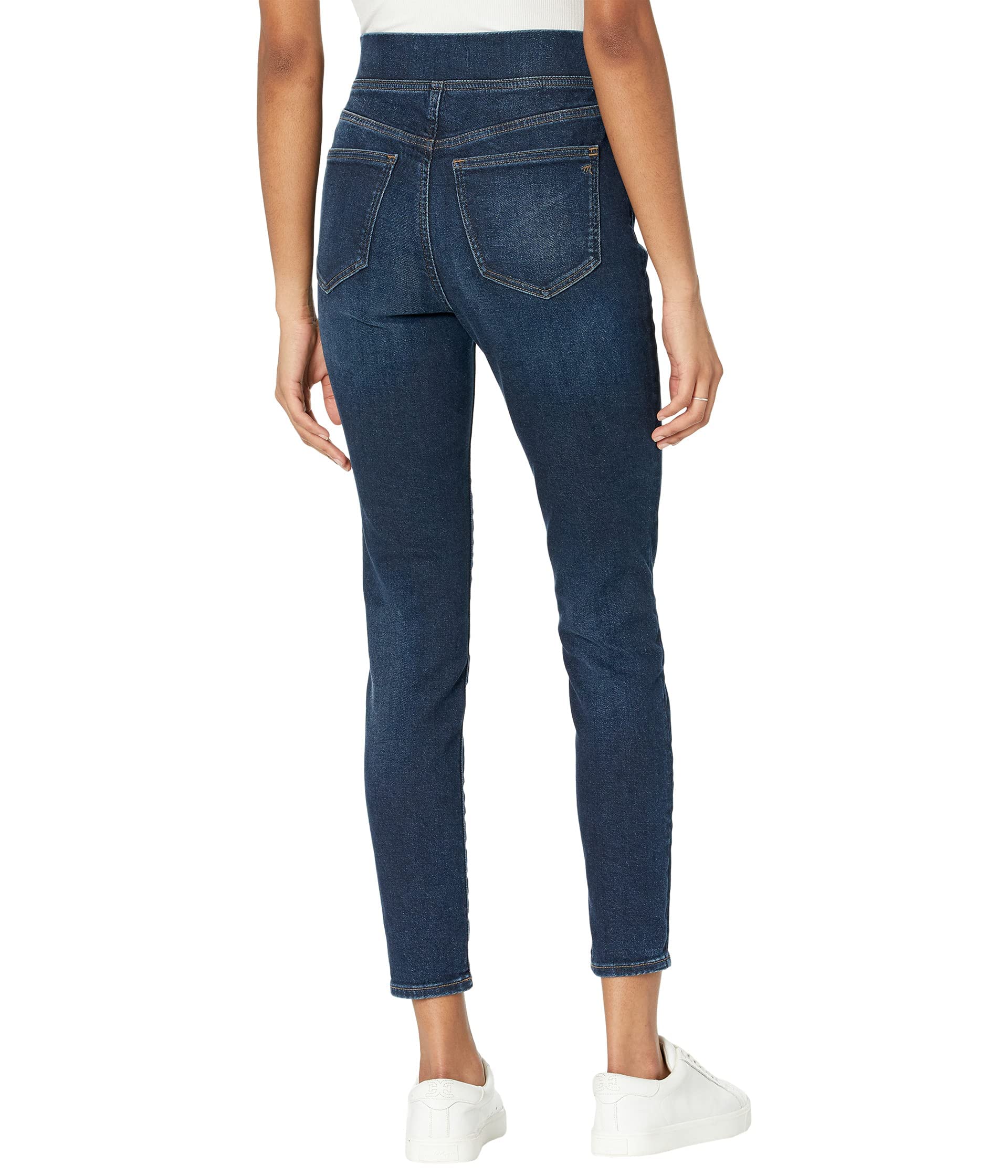 Madewell Pull-On Skinny Jeans for Women - High Waist Stretch Denim Pants in Wisteria Wash (Size 23) | Comfortable Everyday Wear for Work & Casual Outings