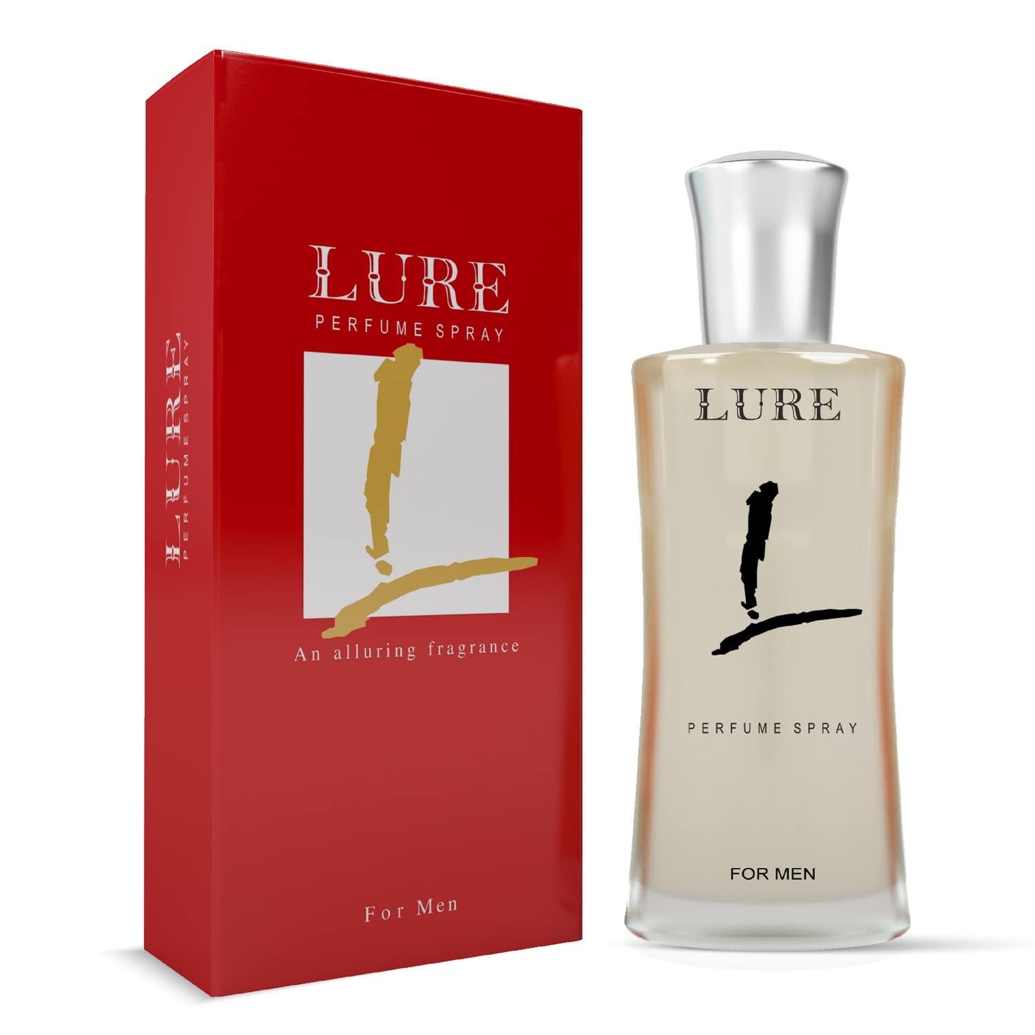 Premium Men's LURE Perfume Spray - Long Lasting Fresh Scent Luxury Cologne (50ml) | Daily Wear Fragrance for Work, Dating & Special Occasions | Elegant & Distinctive Body Spray