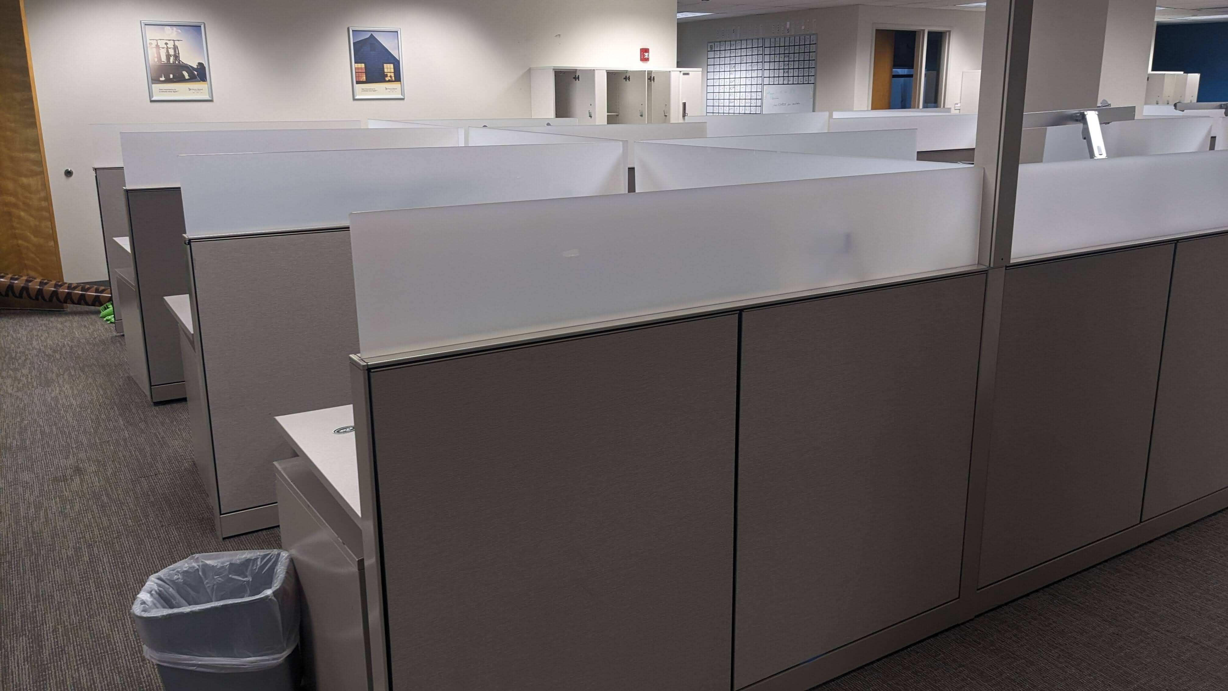 Premium Used Herman Miller Cubicles for Office & Workspace - High-Quality Refurbished Office Partitions & Workstations