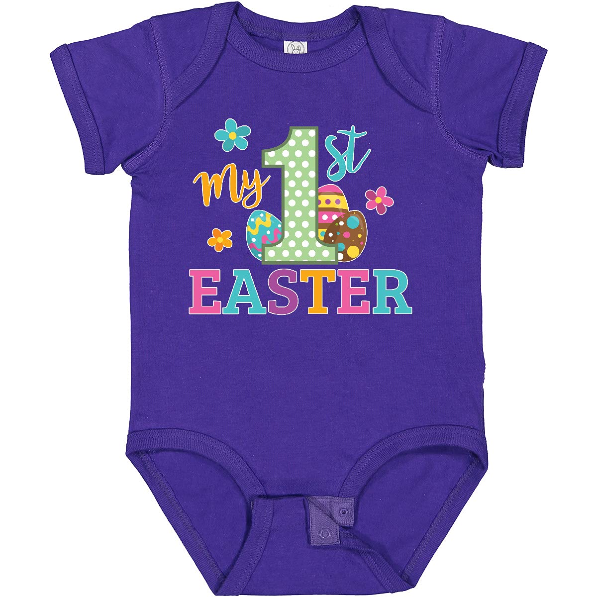 Inktastic My 1st Easter Baby Bodysuit - Cute Easter Outfit for Newborns & Infants - Perfect for Easter Photos, Family Gatherings & Holiday Celebrations