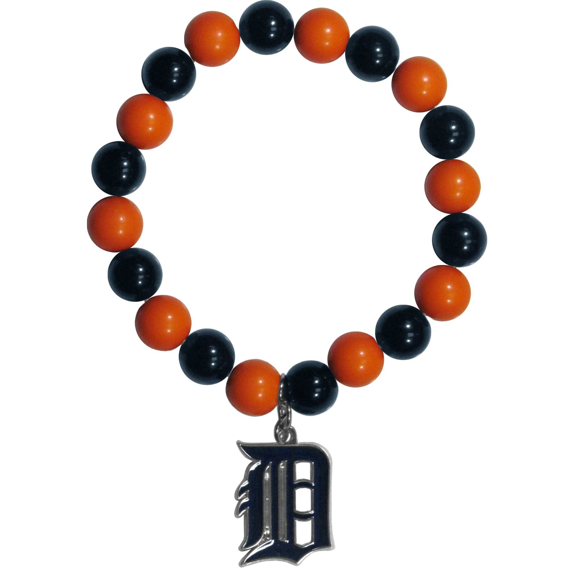 MLB Fan Bead Bracelet for Baseball Games - Team Spirit Sports Jewelry for Men & Women - Perfect for MLB Games, Tailgating & Fan Events