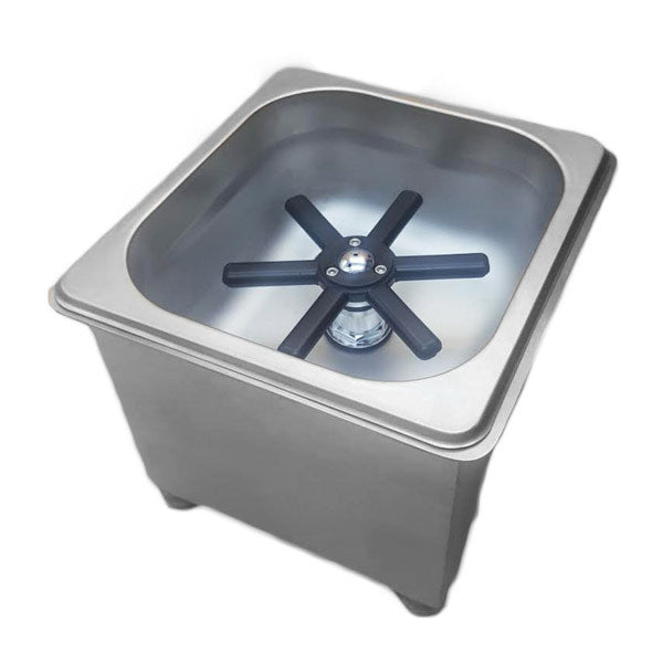 Tiamo Milk Jug Rinser - Premium Stainless Steel Barista Bench Fitting for Espresso Machines | Perfect for Coffee Shops & Home Baristas