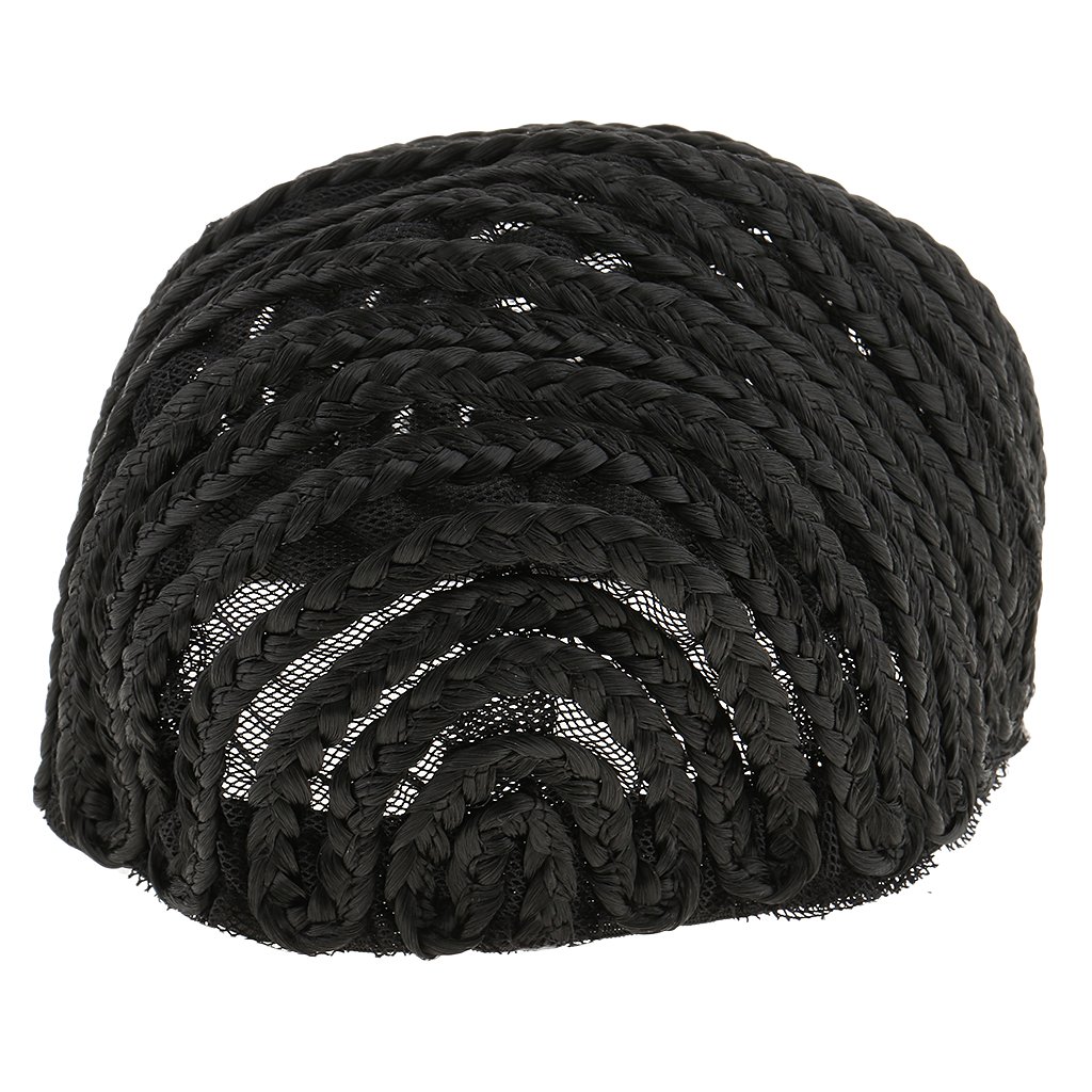Professional Adjustable Breathable Mesh Wig Cap for Cornrows - Soft & Comfortable Black Hair Net for Home, Salon & Protective Styling