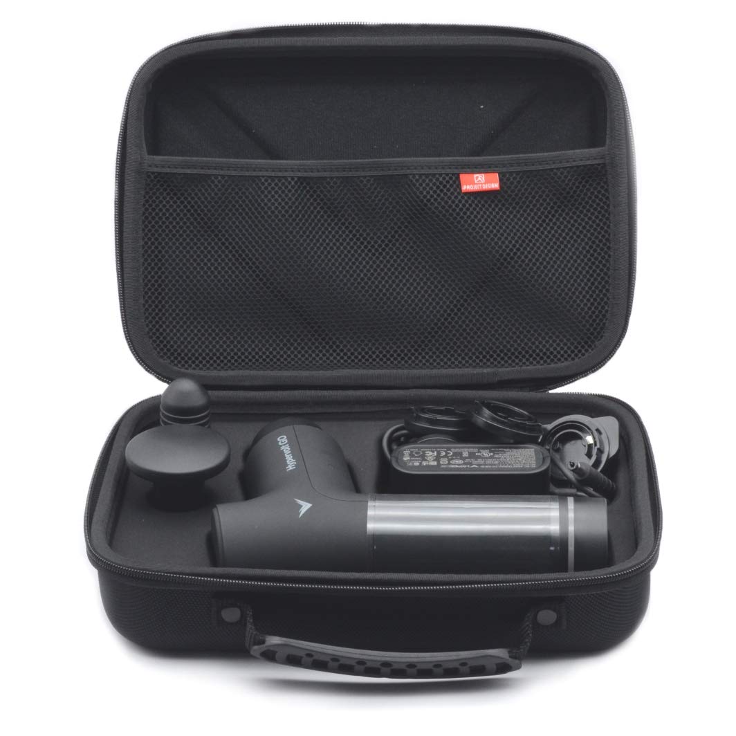 Hypervolt GO Case - Waterproof, Scratch-Resistant & Shockproof Protective Storage Bag for Hypervolt GO Massager + 2 Accessories - Perfect for Travel, Gym & Outdoor Fitness Activities