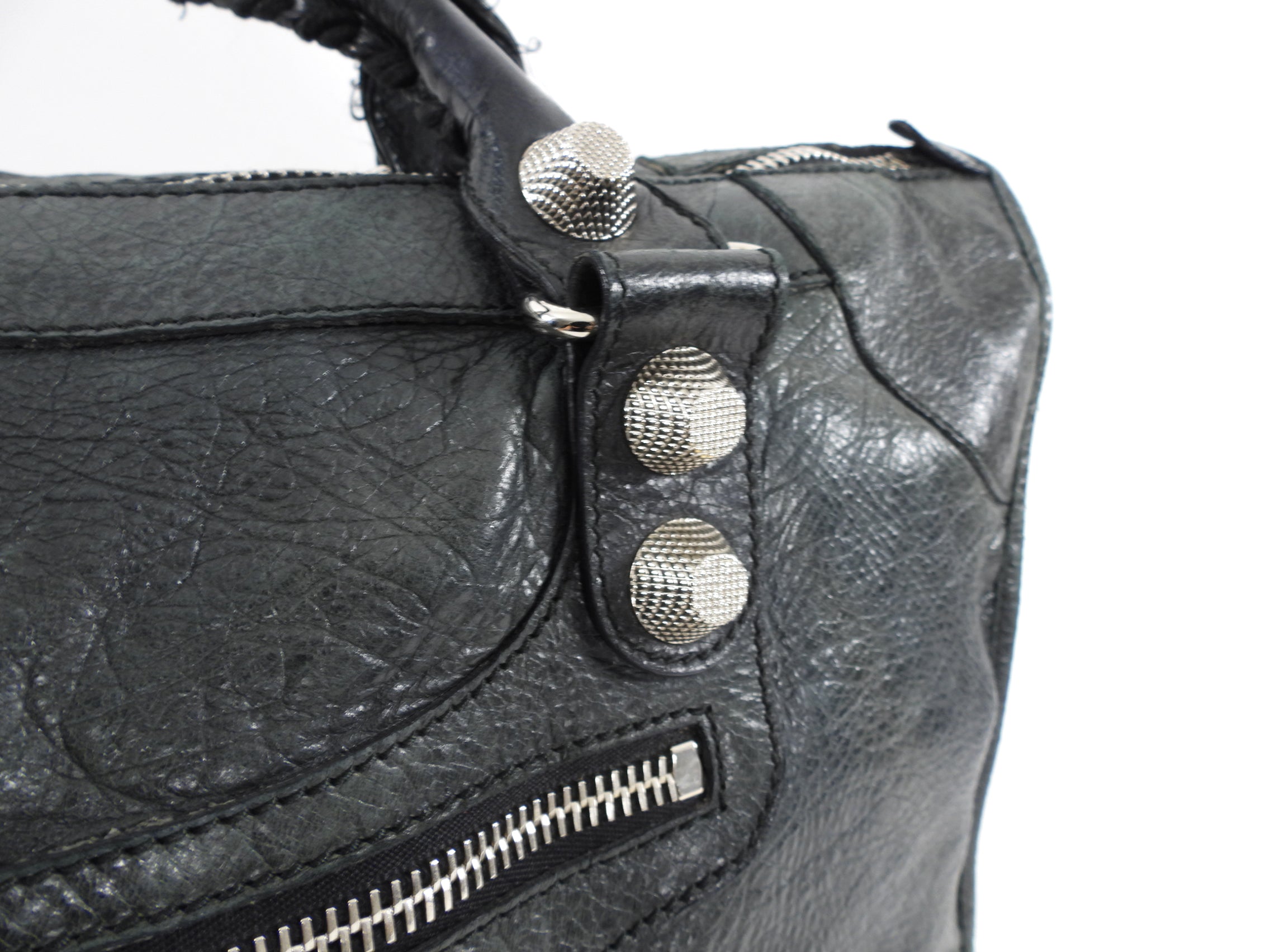 Balenciaga Black Leather Giant 21 Work Bag for Women | Luxury Designer Handbag for Office, Travel & Everyday Use