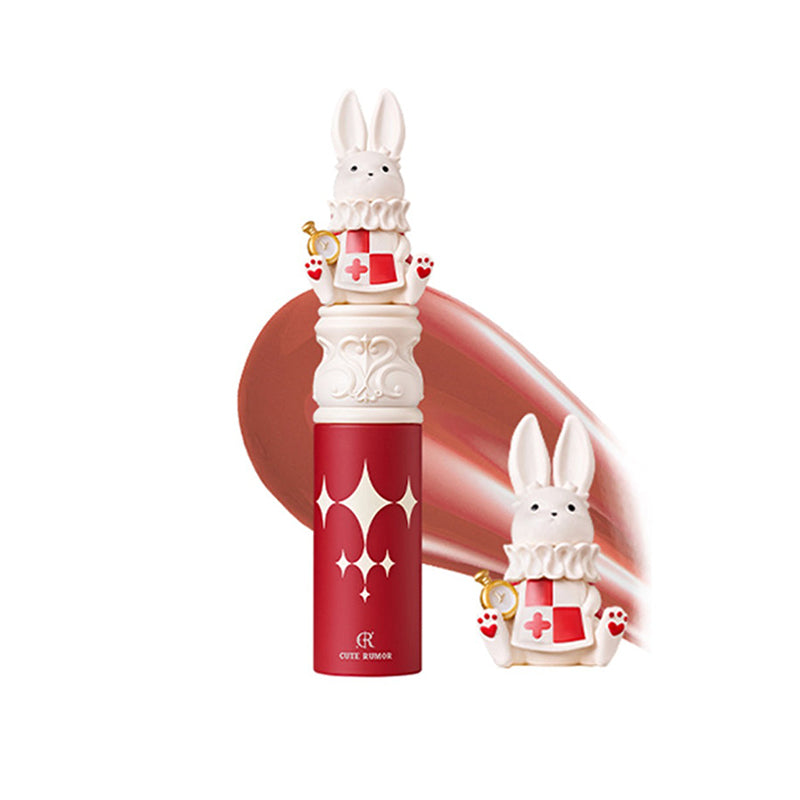 CuteRumor Wonderland White Rabbit Crystal Jelly Lip Gloss - Hydrating & Shiny Lip Gloss for Women, Long Lasting Moisturizing Lip Balm - Perfect for Daily Wear, Parties & Makeup Looks