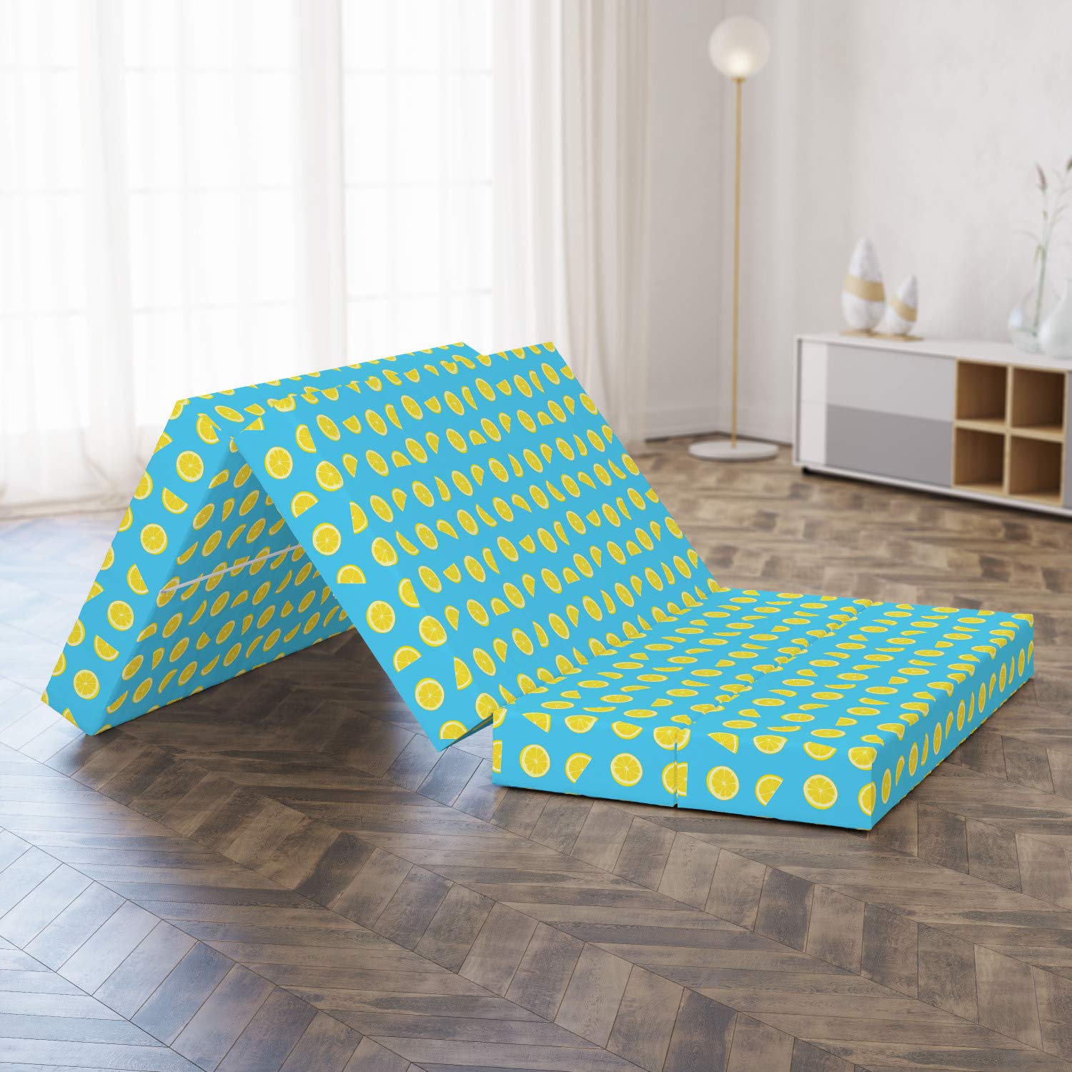 Ambesonne Lemon Foldable Mattress - 78.7