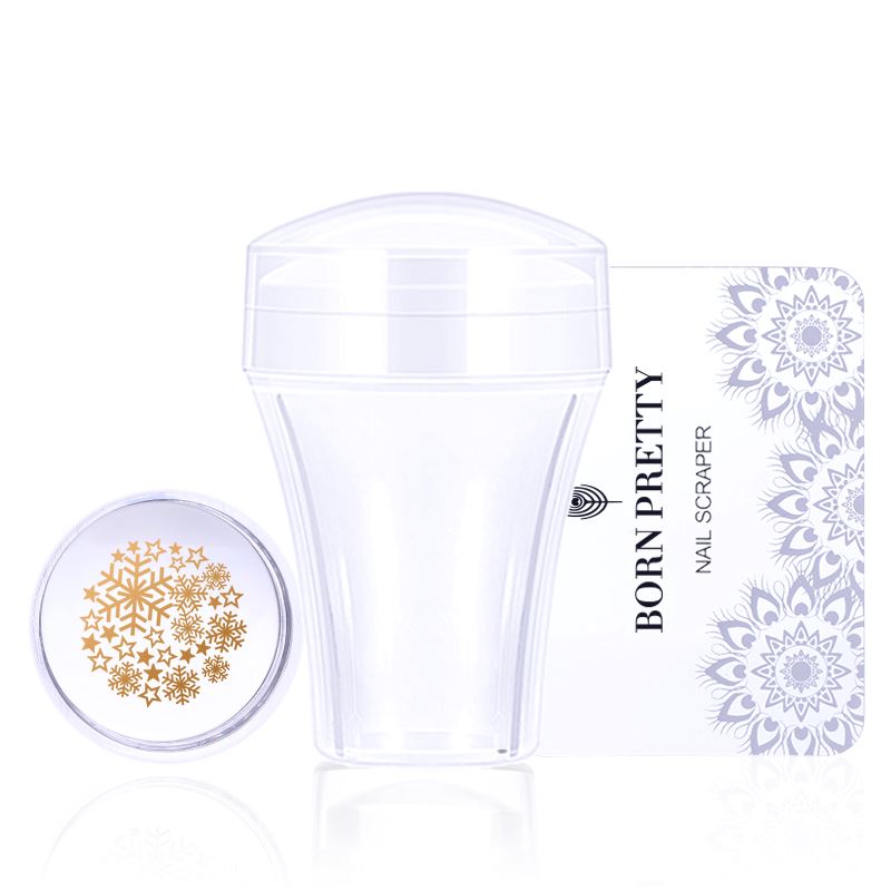 Born Pretty Stamper & Scraper Set - Nail Art Tools for Professional Manicures & DIY Nail Designs at Home or Salon